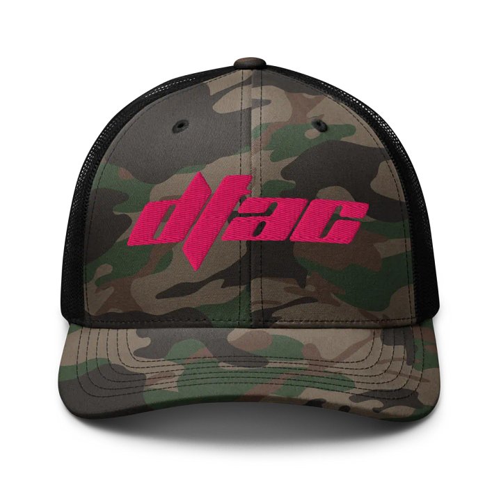 DTAC Pink Stylized Trucker Hat product image (1)