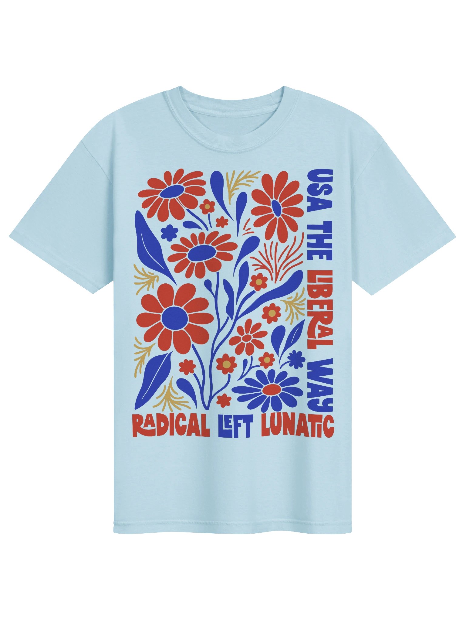 Radical Left Lunatic Summer Patriotic Tee product image (38)