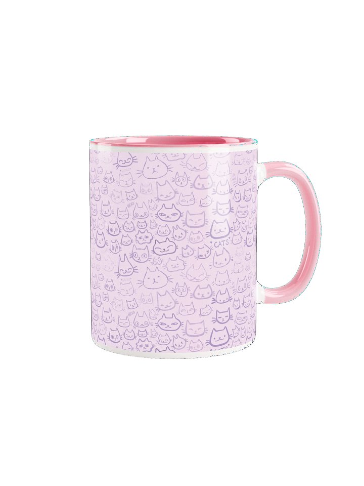 Many Cat Faces Ceramic Mug product image (1)