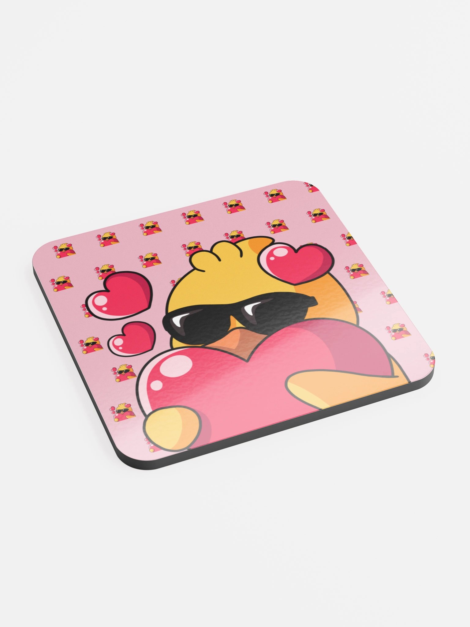 The Heart Collection - Glossy Cork Coaster - Unbranded product image (2)