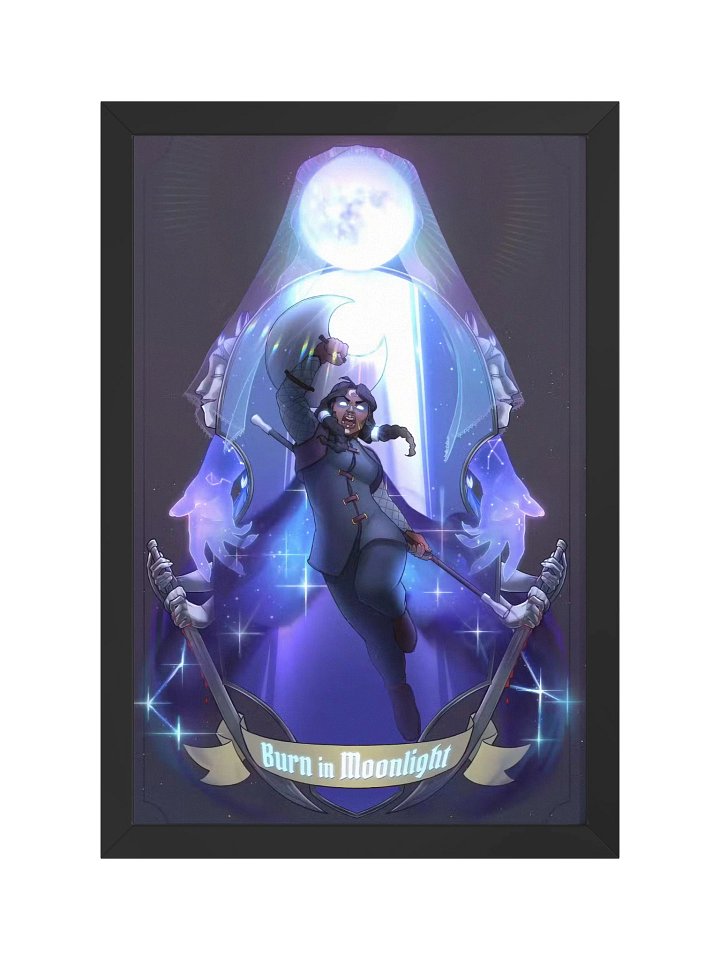 Khari Moon Maiden Poster Bordered - Ballad of Ennersval product image (1)