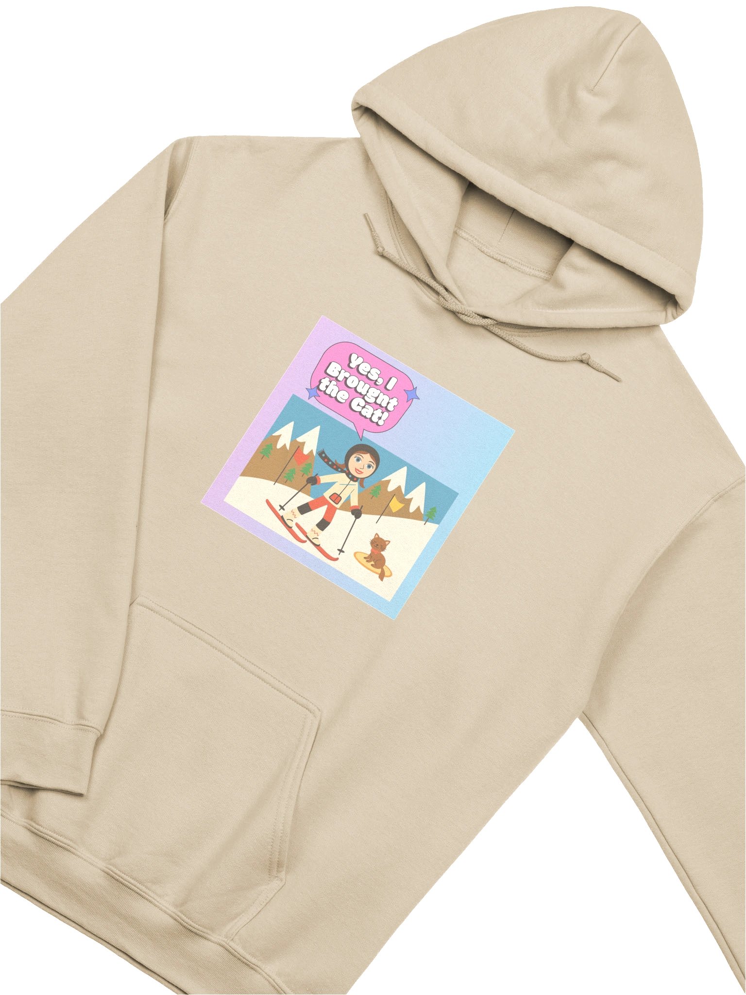 Yes, I Brought the Cat! Hoodie product image (3)
