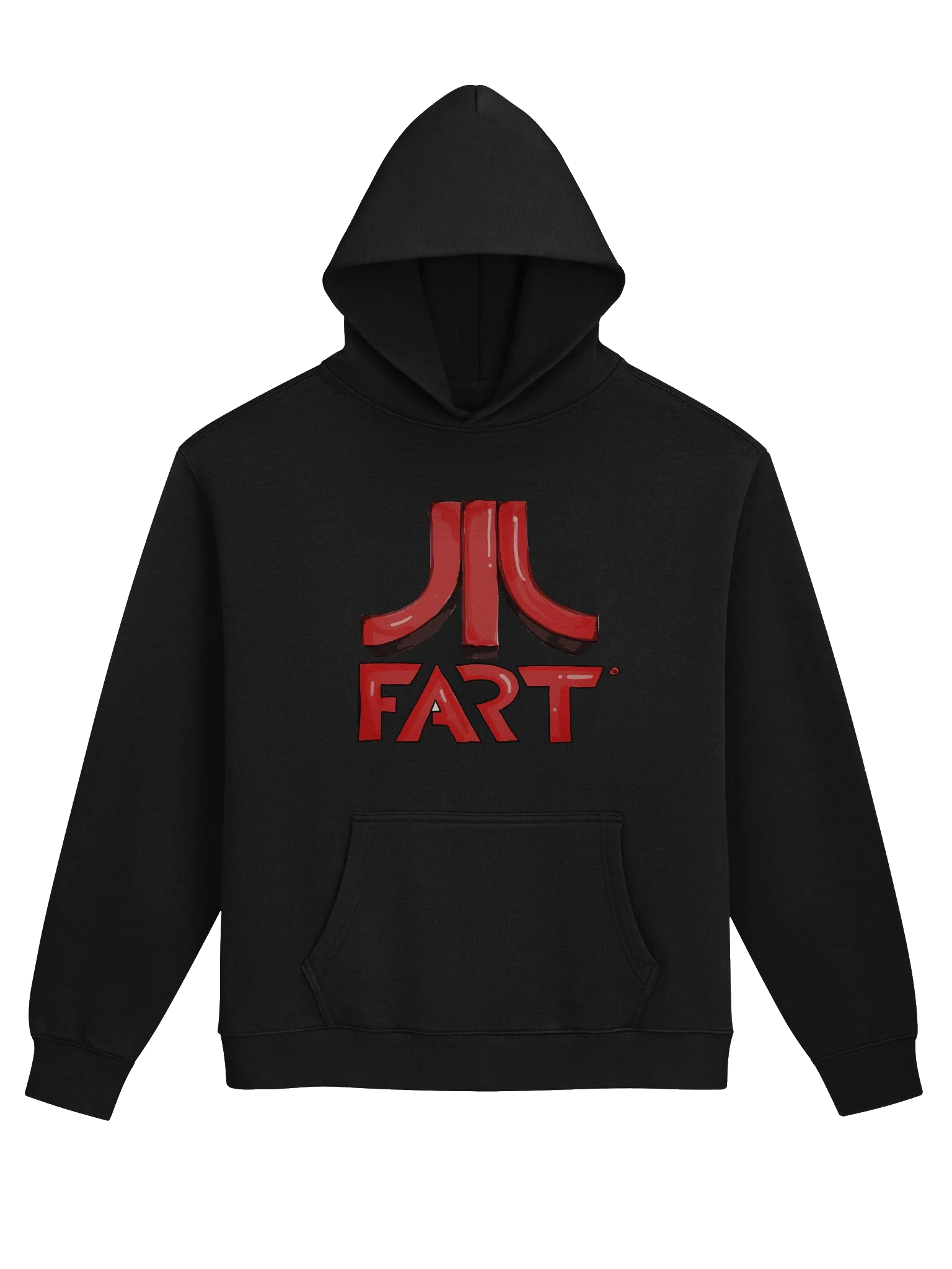 Fart Oversized Hoodie - Black