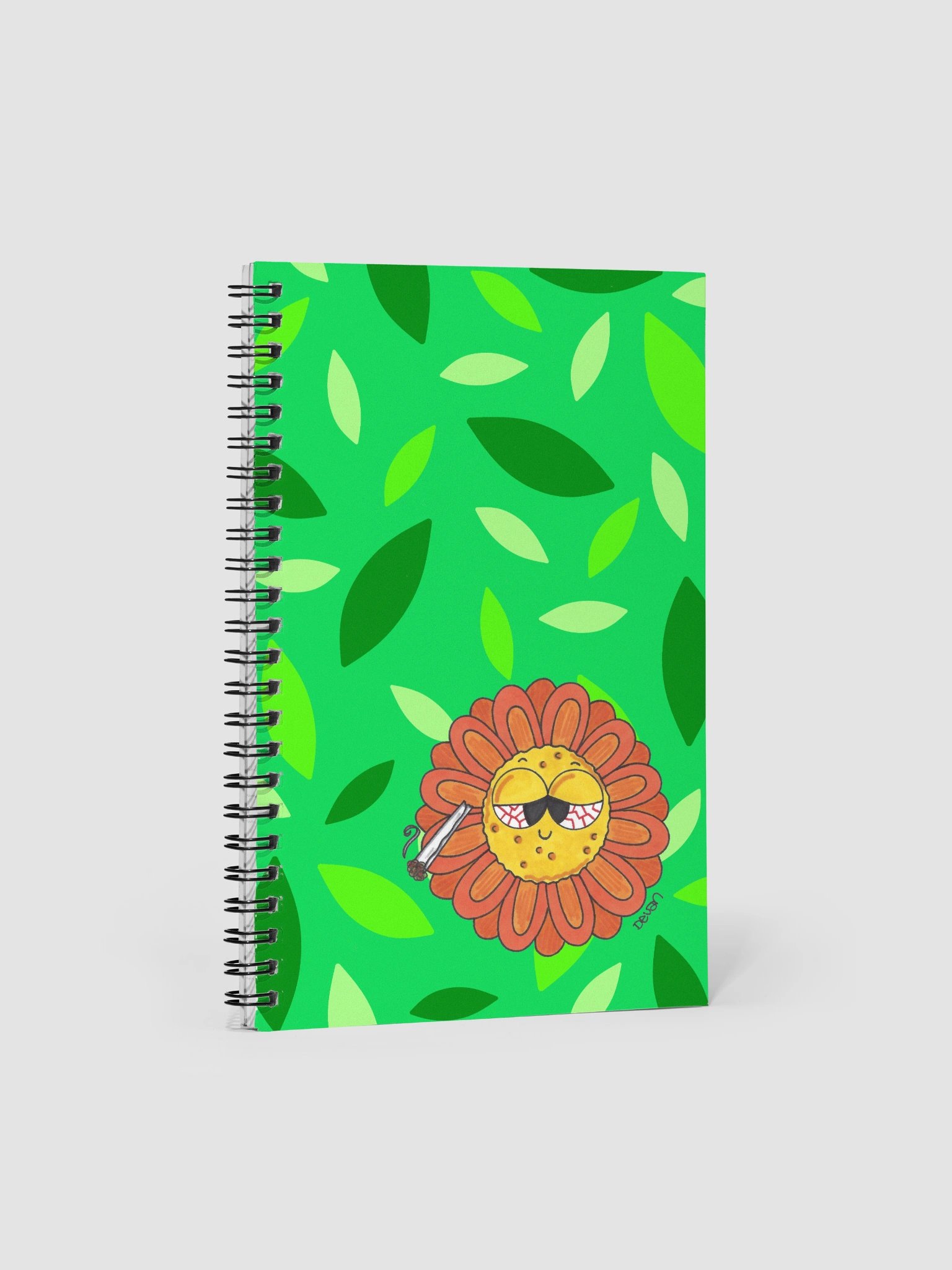 Orange Stoner Flower Notebook product image (1)