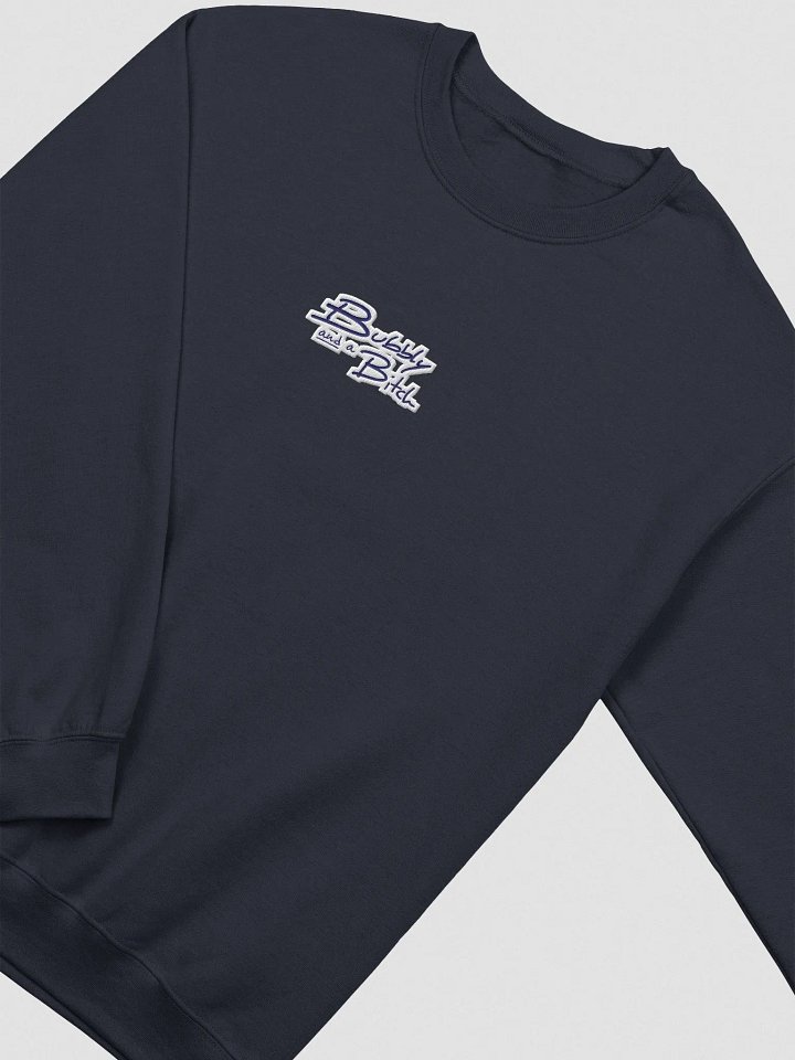 Bubbly and a B*tch embroidered crewneck (monochrome navy) product image (1)