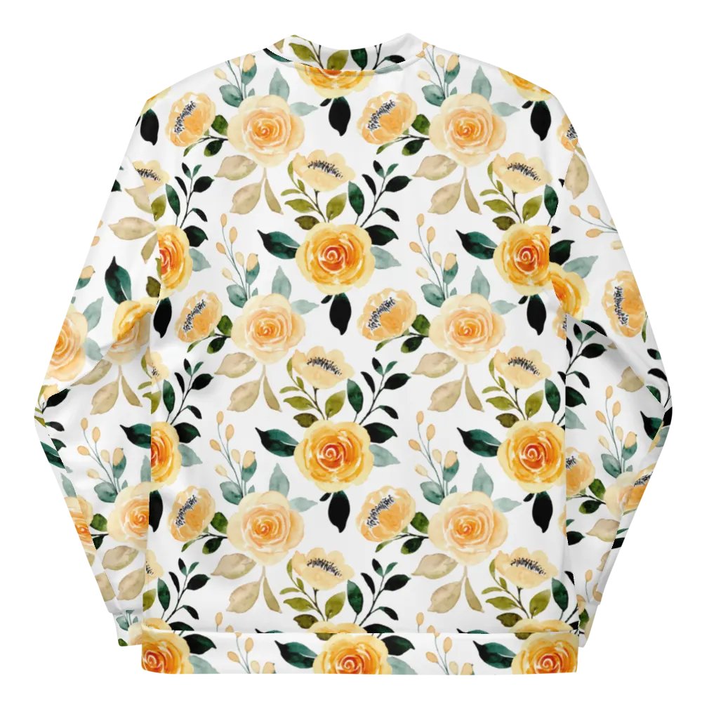 Yellow Rose Delight Bomber jacket product image (11)
