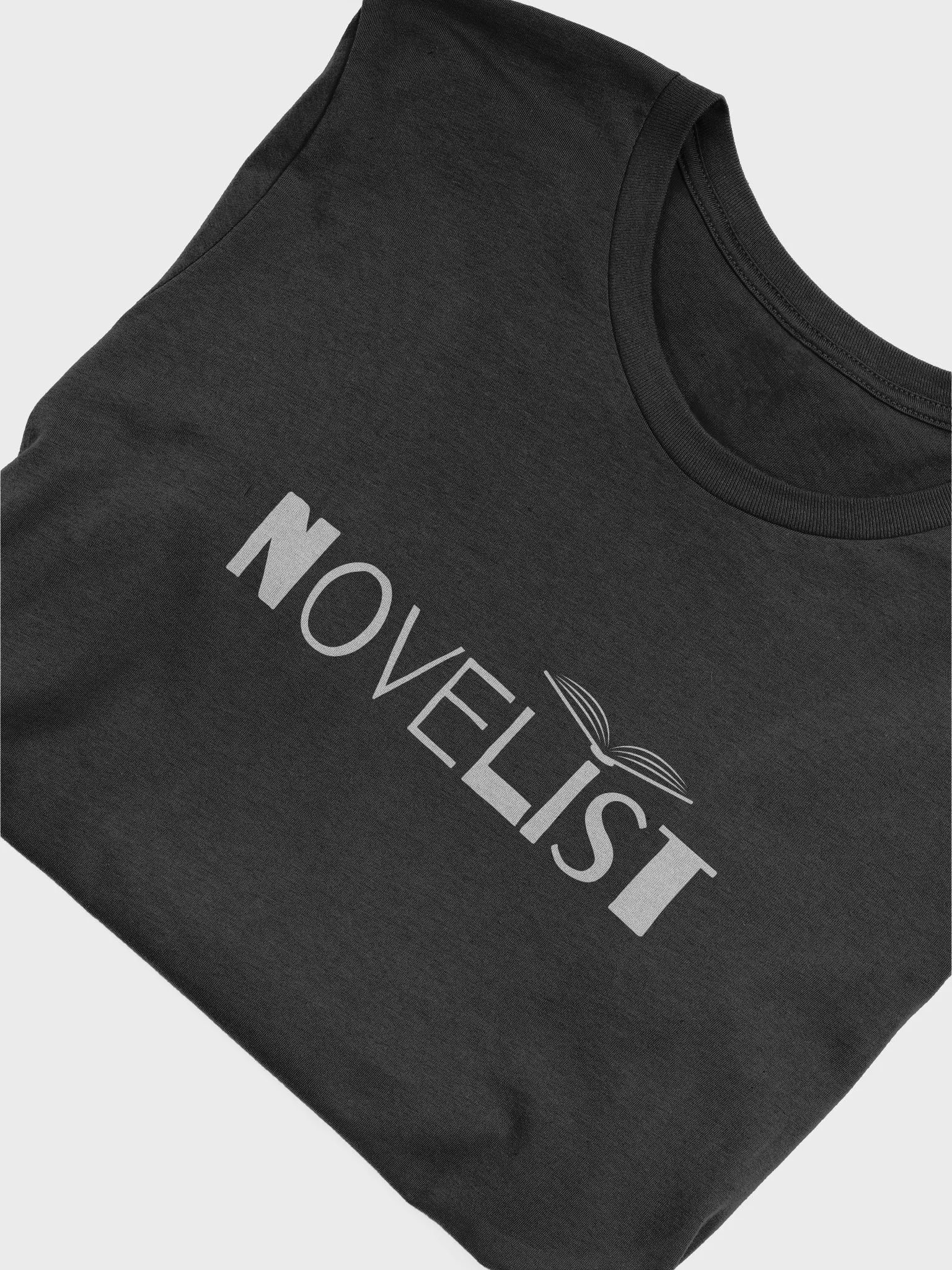 Novelist Silver Text Supersoft T-shirt product image (5)