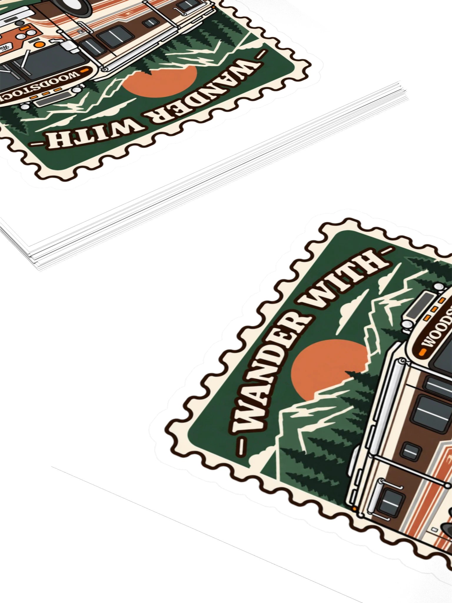 Woodstock Road Trip Stamp Sticker product image (4)