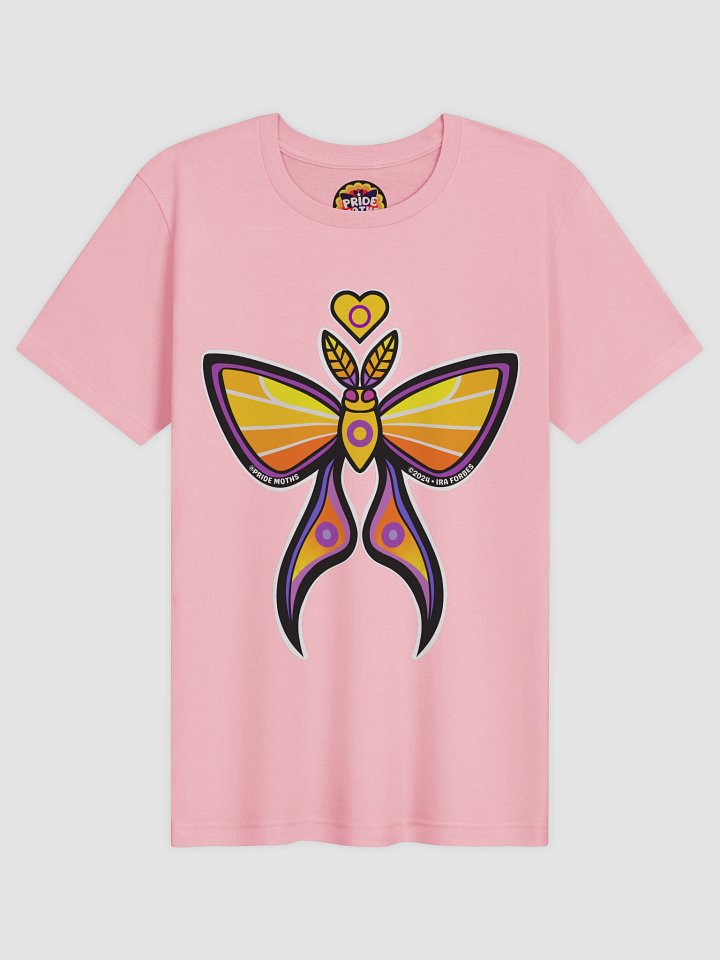 № 9 | INTERSEX PRIDE MOTH | GRAPHIC TEE | T-SHIRT product image (1)
