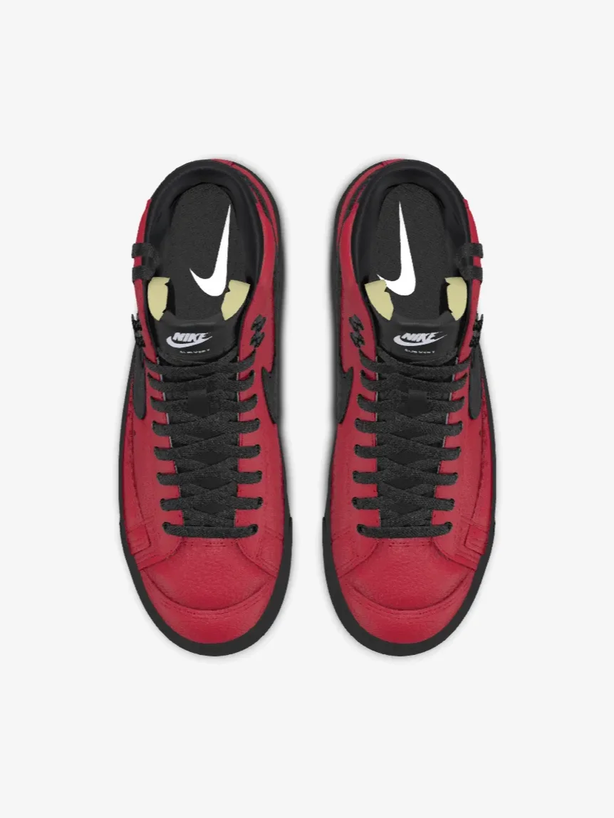 N1K3-C1TY Subvert Blazer High - Red product image (2)