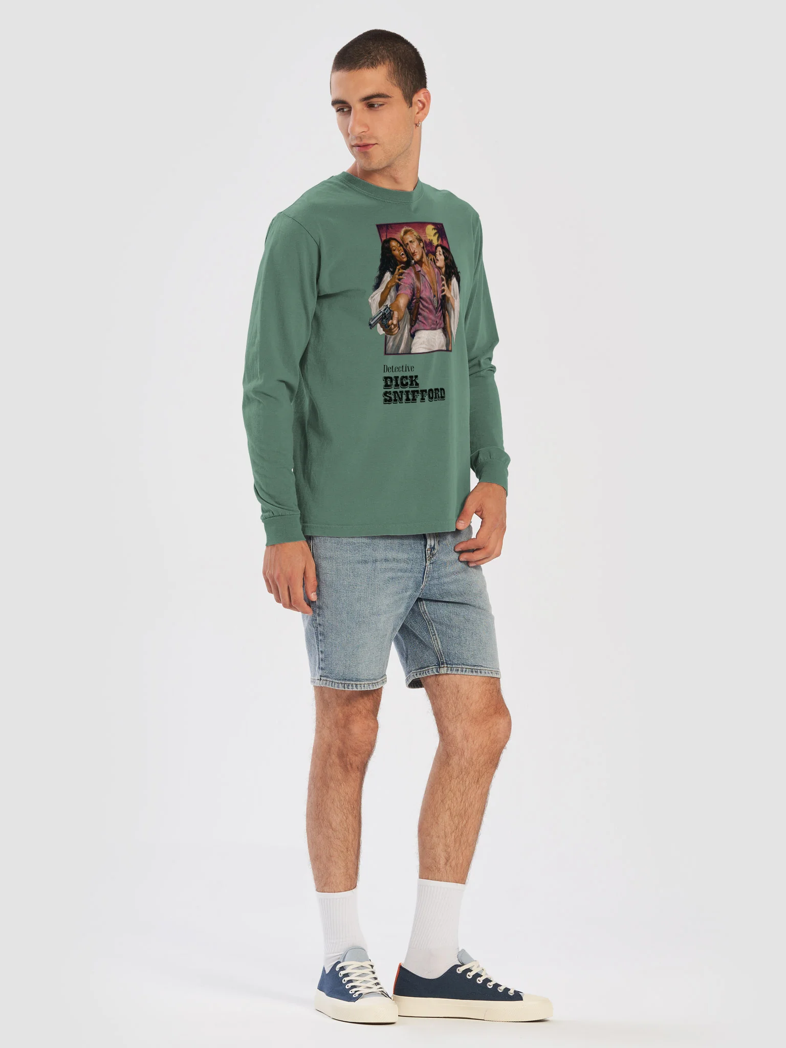 Dick Snifford Vampire Long Sleeve T-Shirt product image (15)