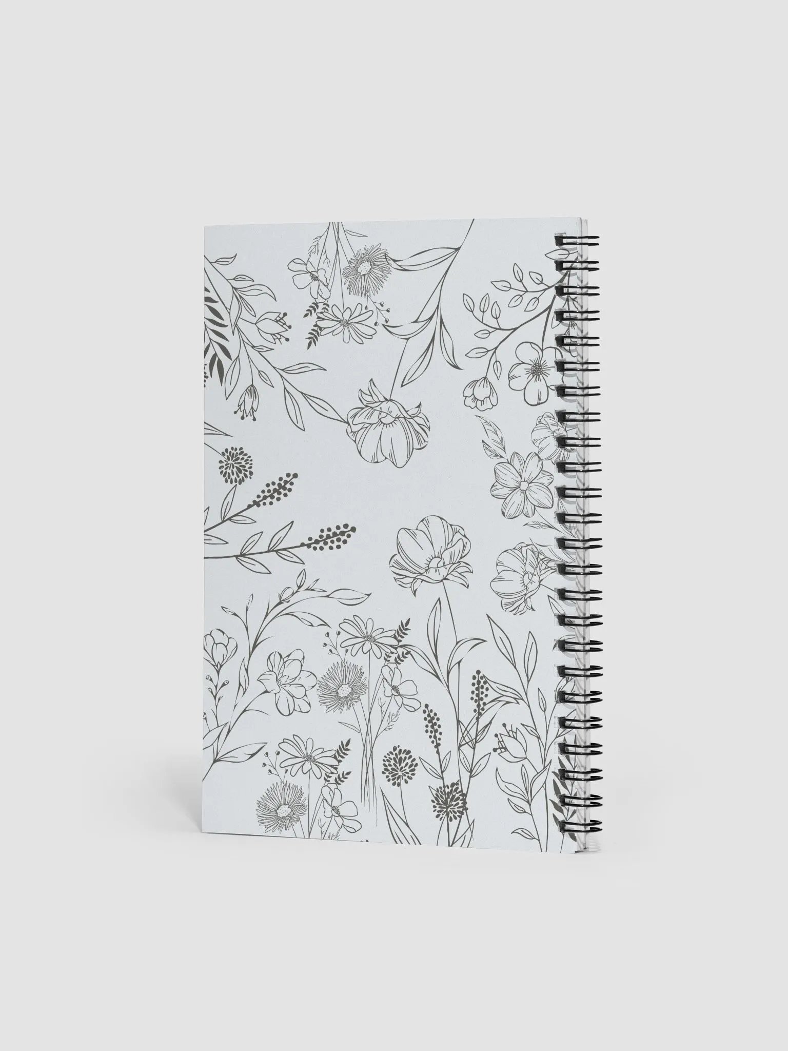 Floral Frame Spiral Notebook product image (2)