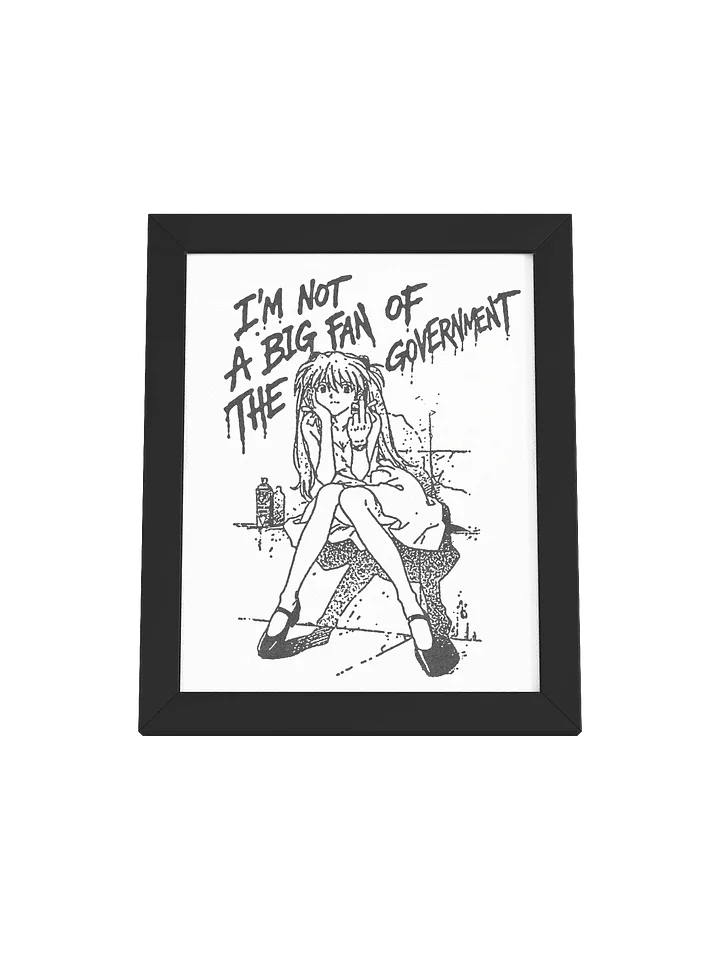 NOT A BIG FAN ! Framed Print. number 4 product image (1)