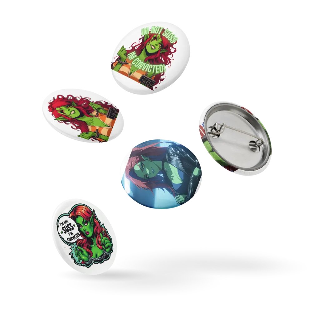I'm Not Suss, I'm Convicted Pins product image (14)