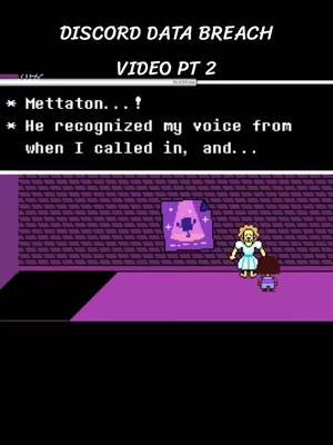 Make sure y’all go checkout my full video on Discord’s data breach! #discord #cybersecurity #undertale 
