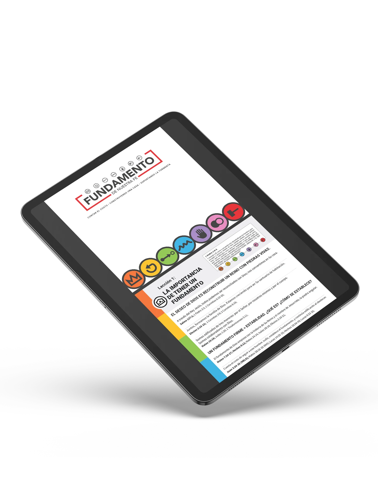 Folleto del Fundamento $5 Download - Libro Digital de Discipulado sobre Hebreos 6 product image (1)