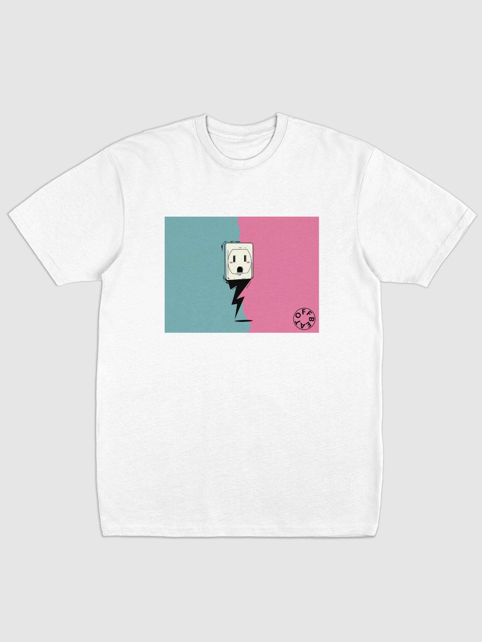 Shocked Two Colour Cotton T-Shirt product image (1)