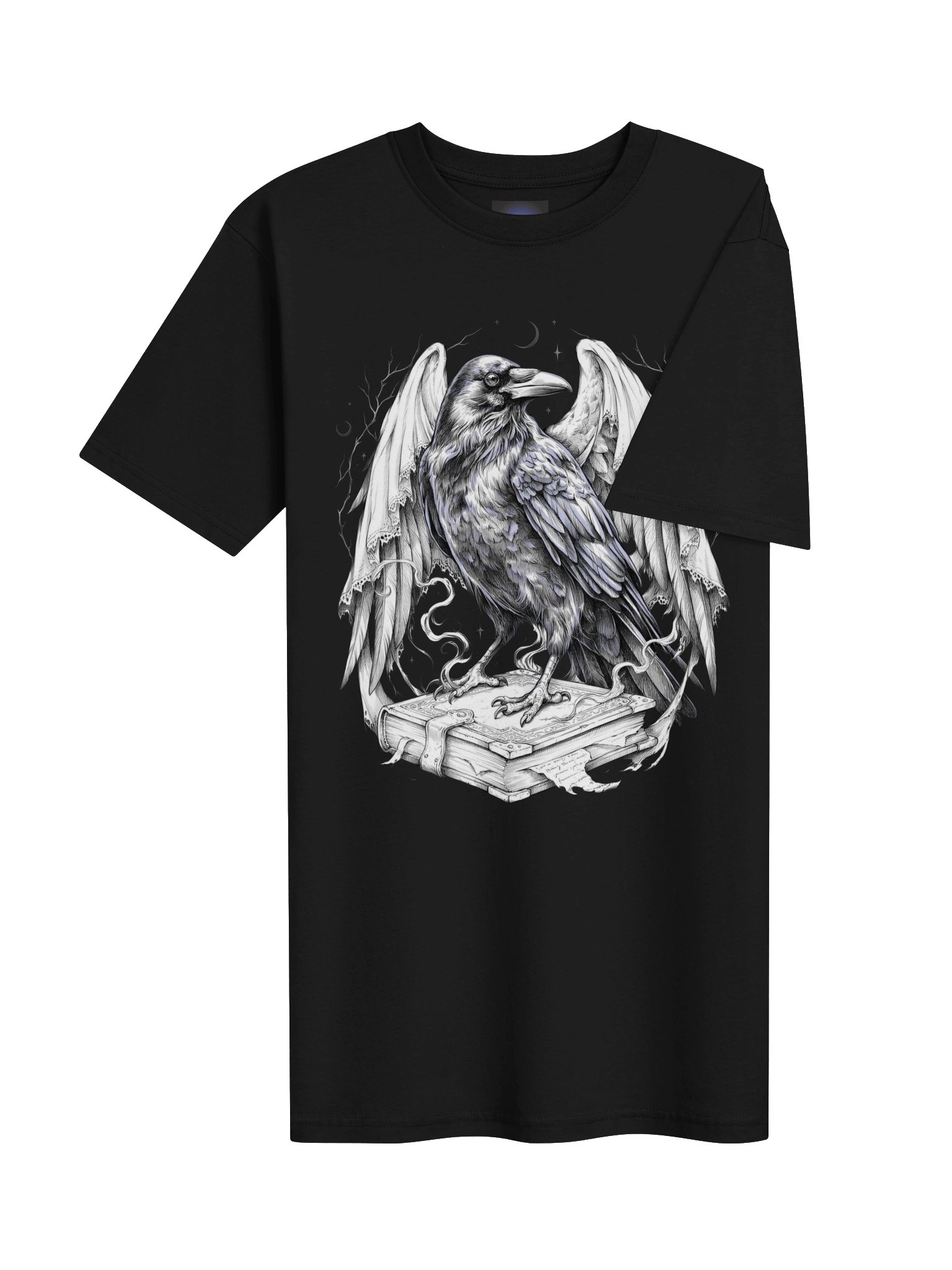 The Midnight Scholar // Gothic Raven Heavyweight Tee product image (6)