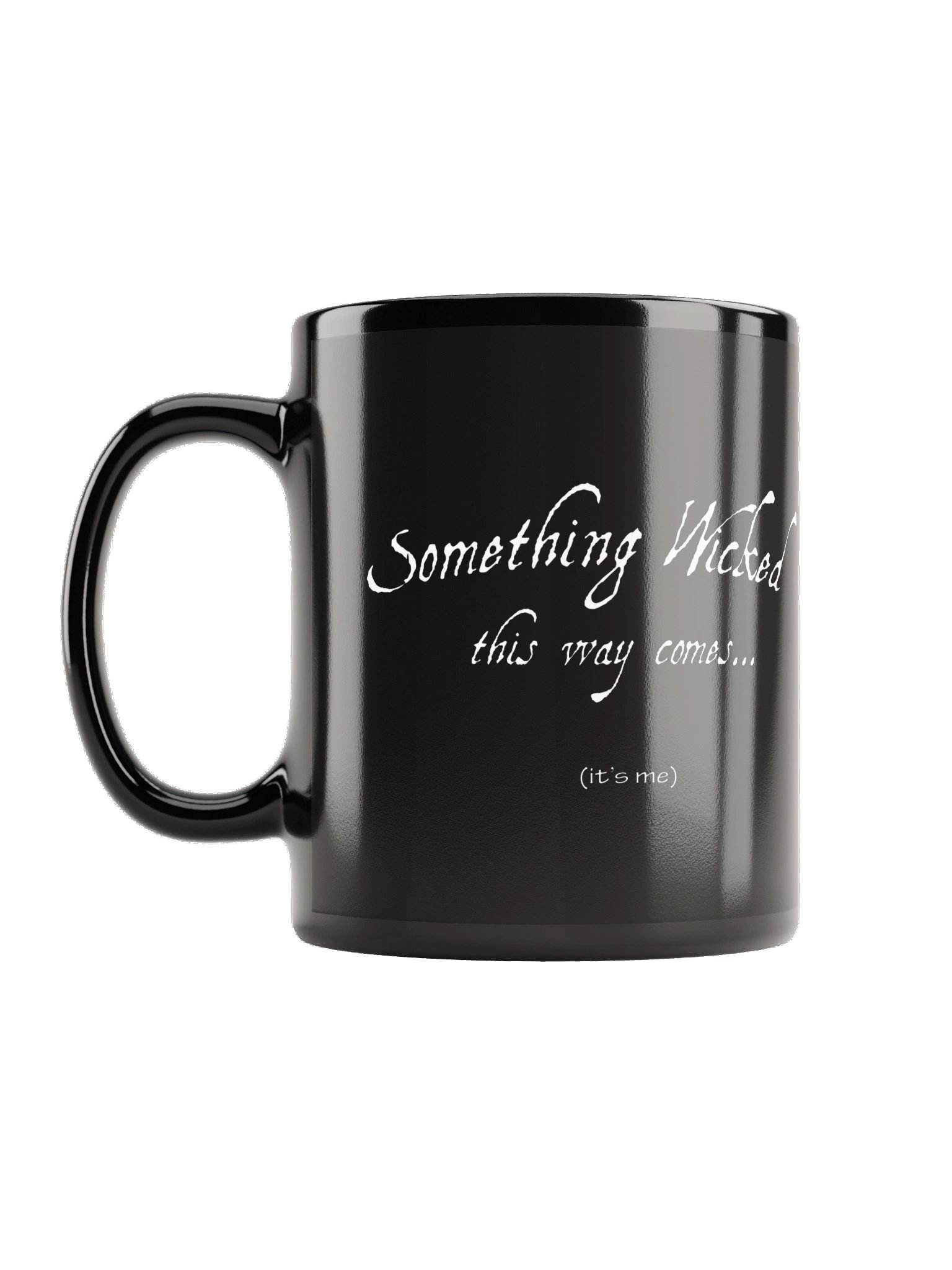 Something Wicked Black Glossy Mug product image (2)