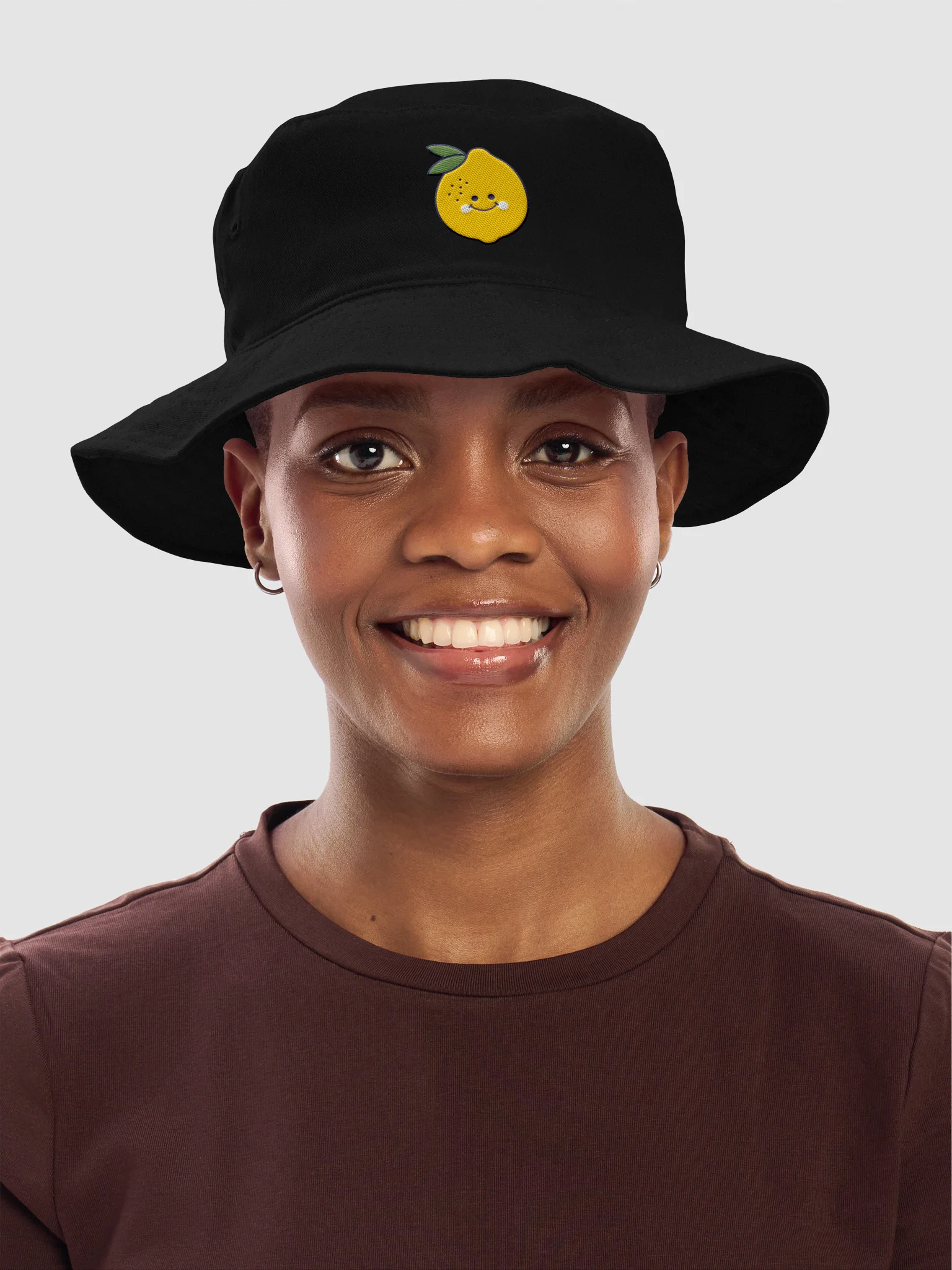 Kawaii Lemon Smile Bucket Hat product image (9)