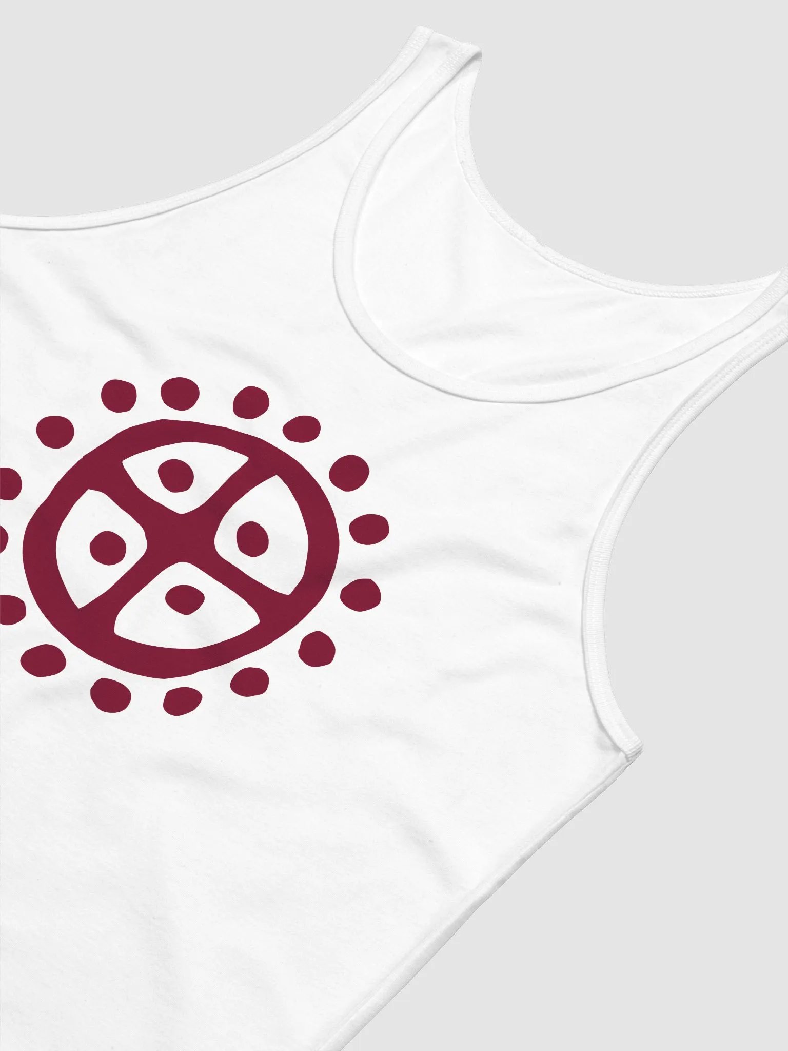 Burgundy Solar Wheel Men's Tank Top product image (6)