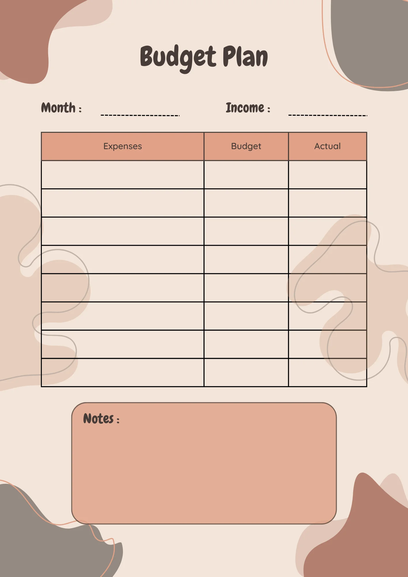 Monthly Budget financial Tracker product image (2)