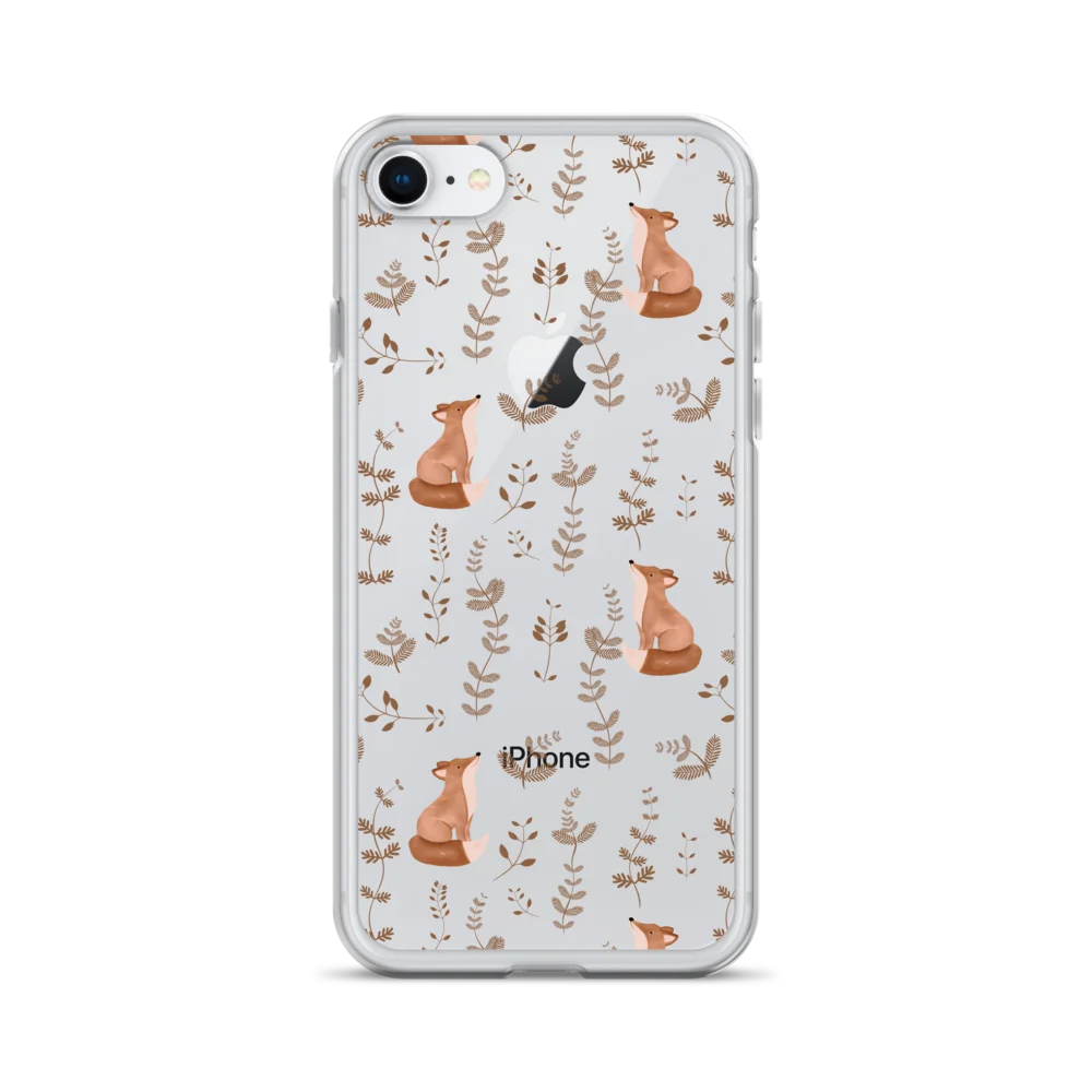FOX AND FERN COPPER Clear iPhone Case product image (28)