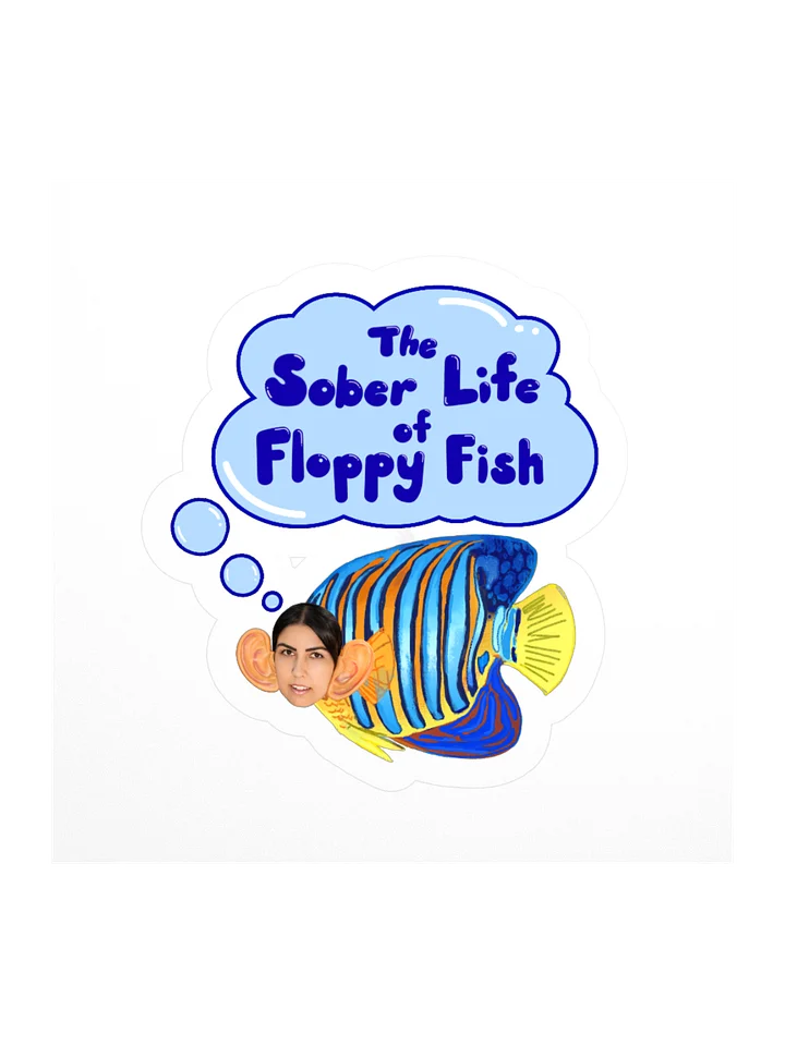 Sober Floppy Fish Sticker product image (4)