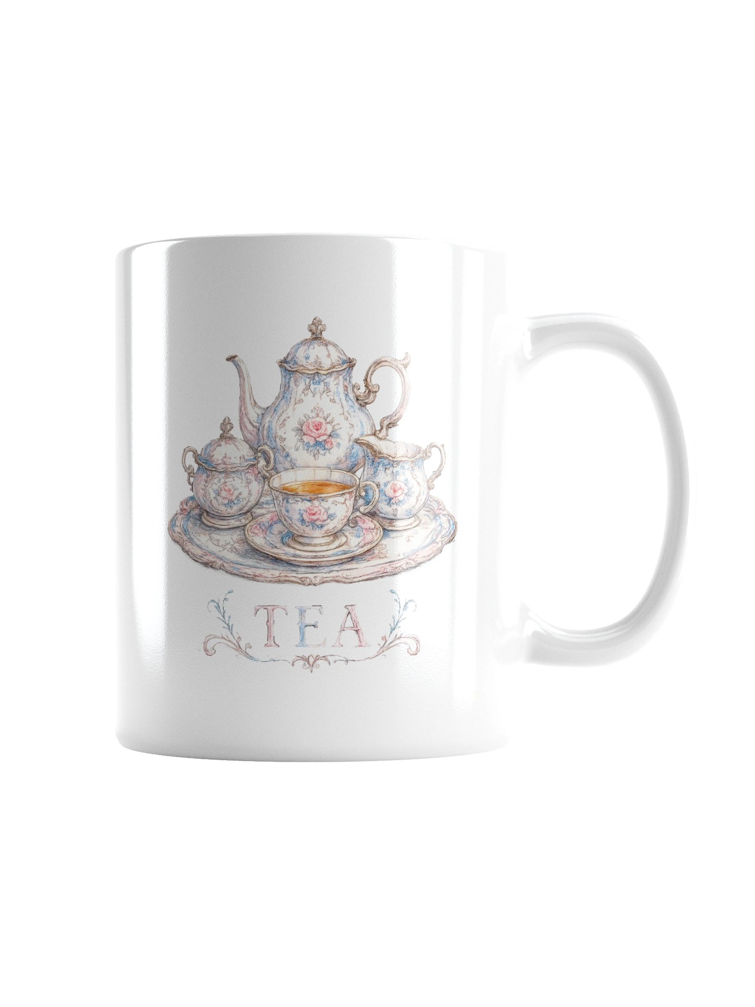 English Tea Party Ceramic Mug product image (3)