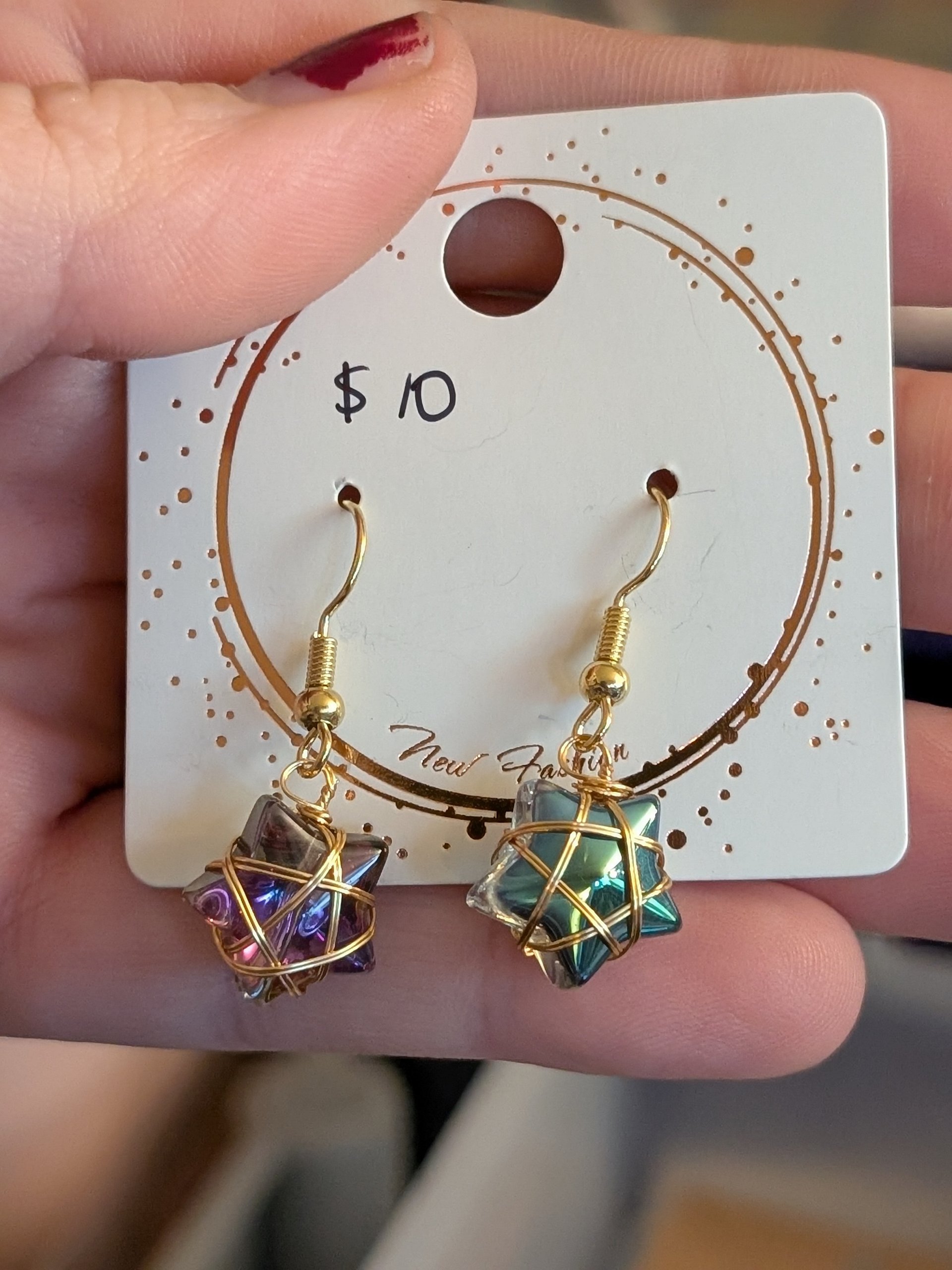 SHINY STAR EARRINGS! product image (1)