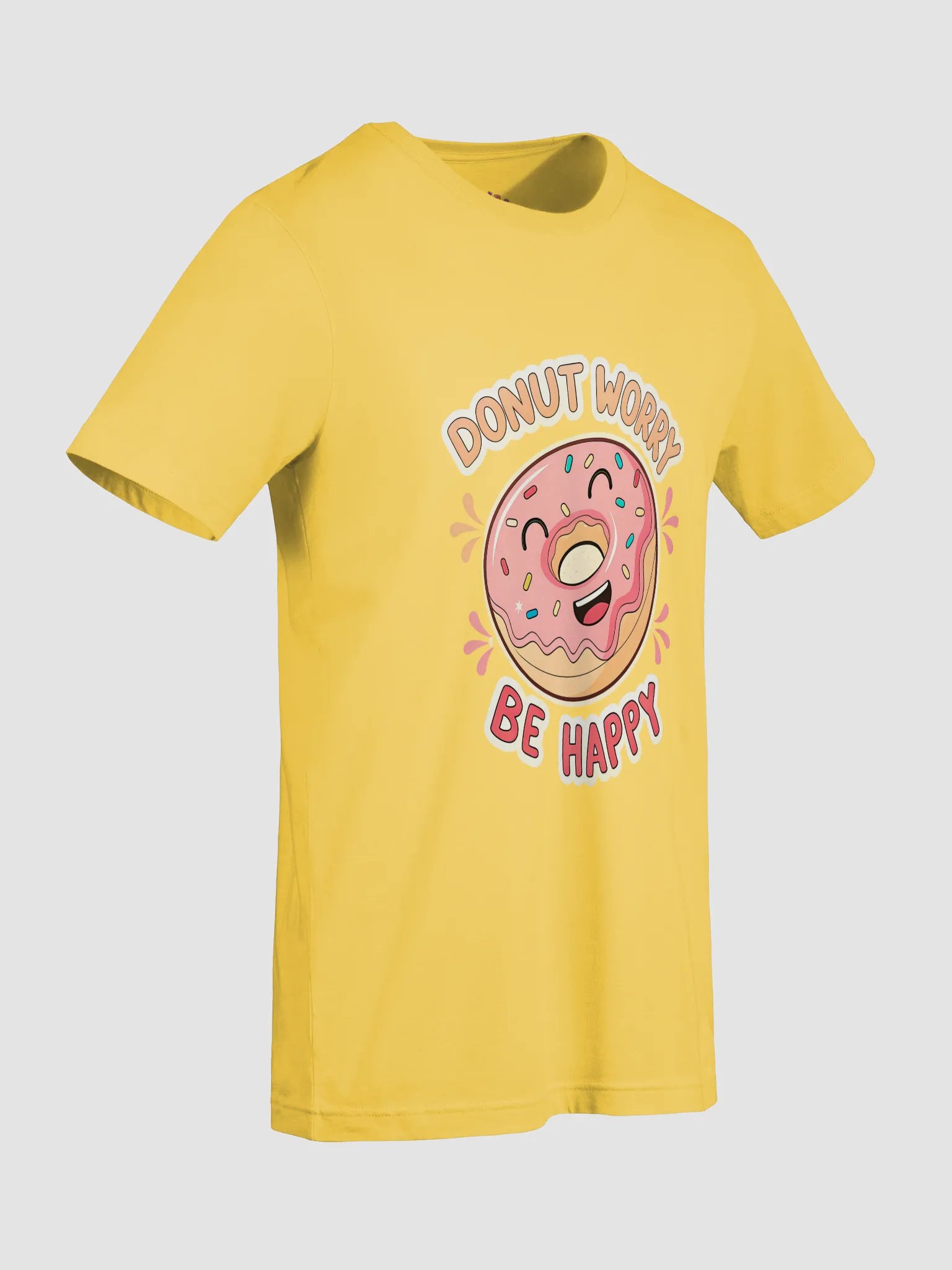 Donut Worry Be Happy T-shirt product image (5)