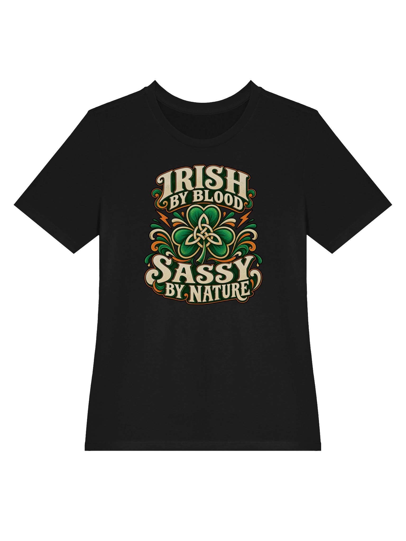 Irish by Blood, Sassy by Nature - Unisex Tee product image (3)