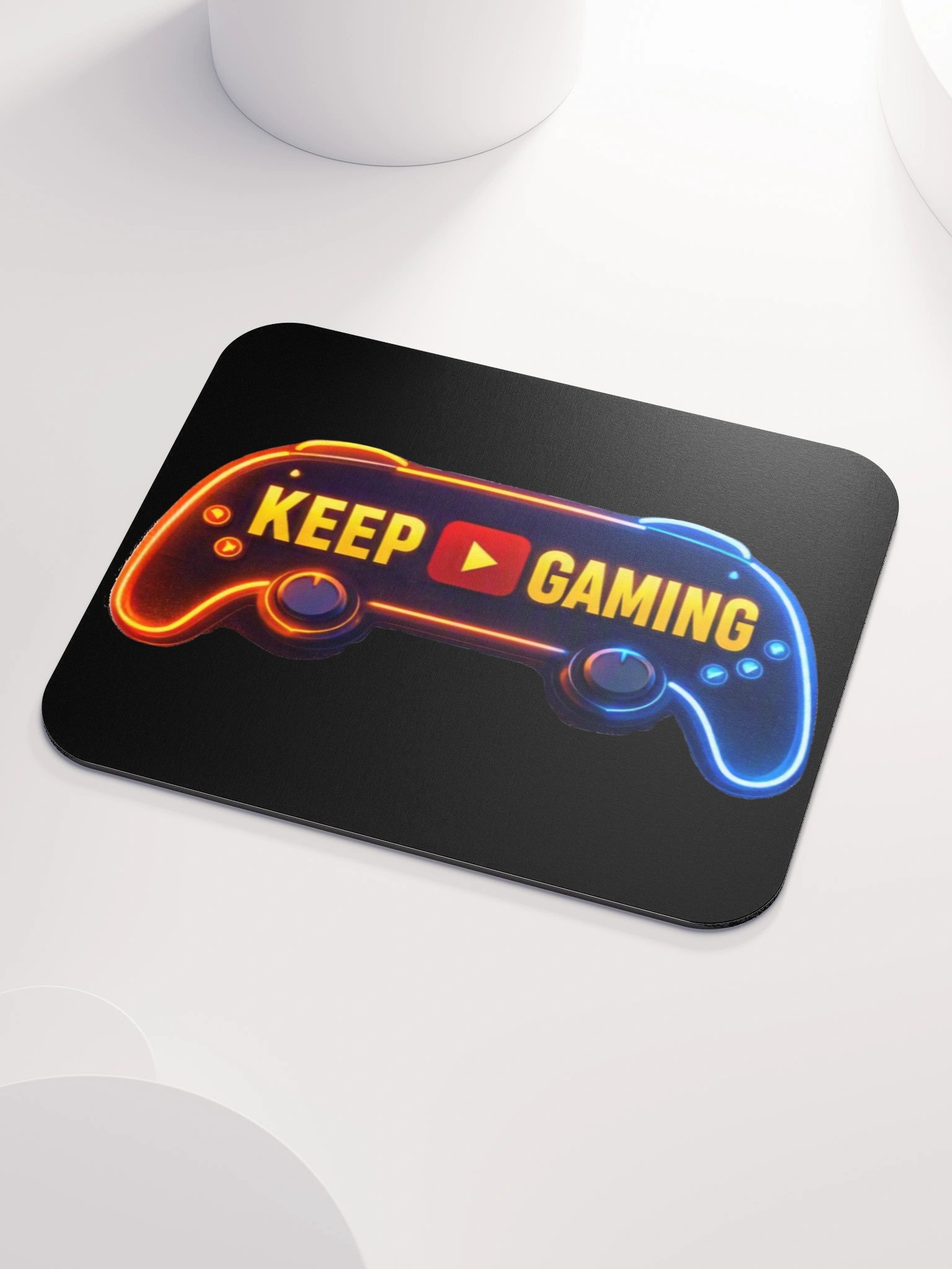 Keep Gaming — Neon Controller Mouse Pad product image (3)