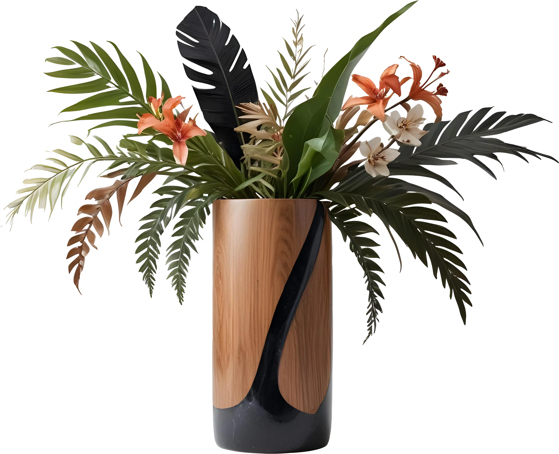 Dream of Eternity – Art Deco Botanical Arrangement PNG product image (1)