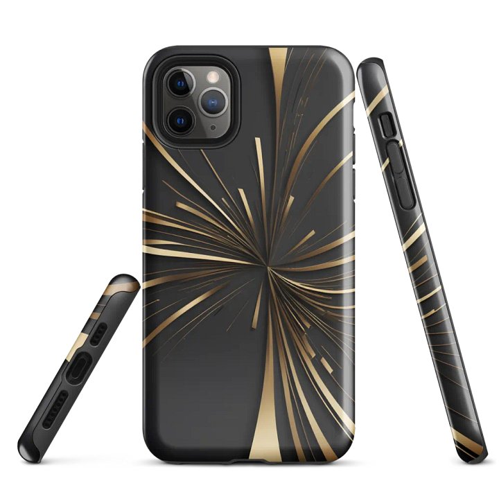 Tough Case for iPhone® – The golden Lines Nr. 1 product image (5)
