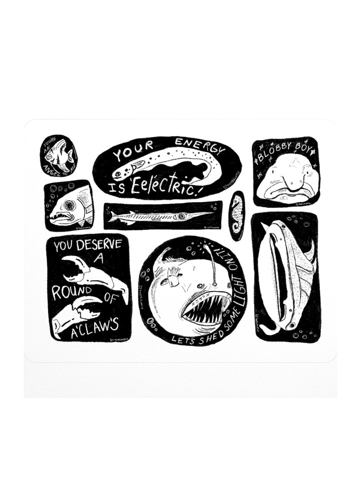 FISH STICKER SHEET product image (2)