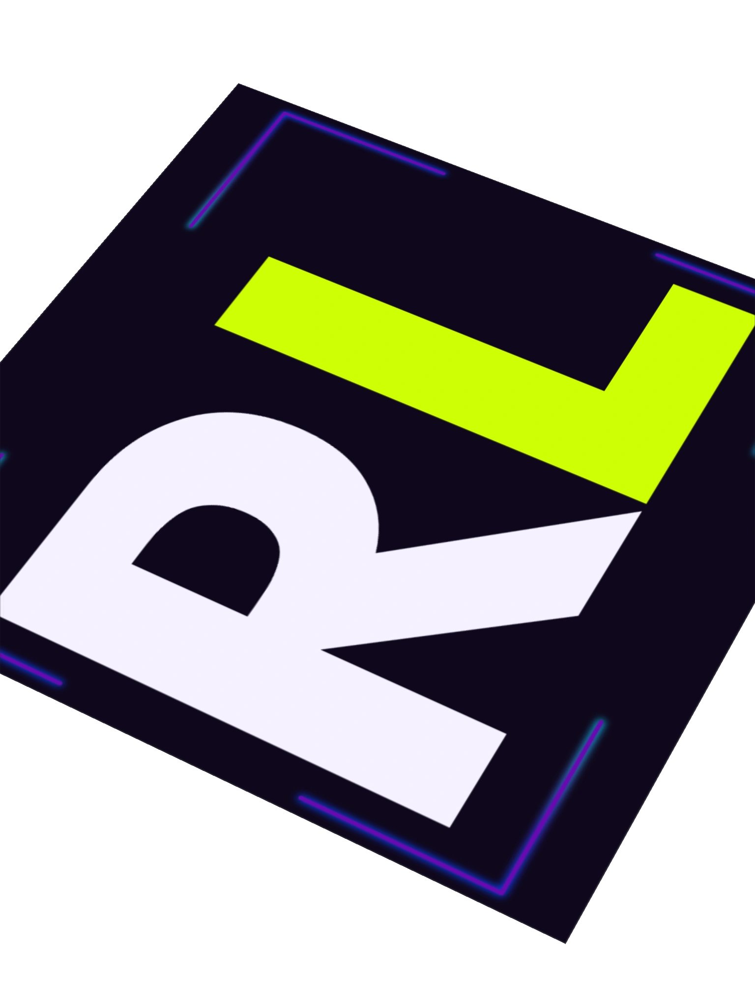 Repped Labs Monogram Logo Sticker product image (3)