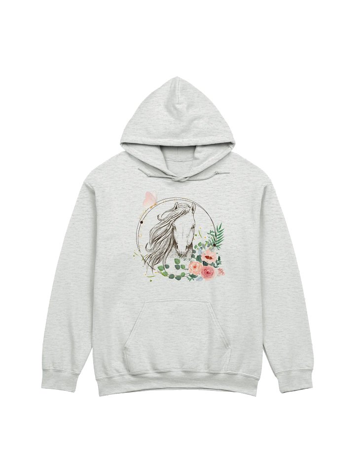 Floral Horse Silhouette Hoodie product image (1)