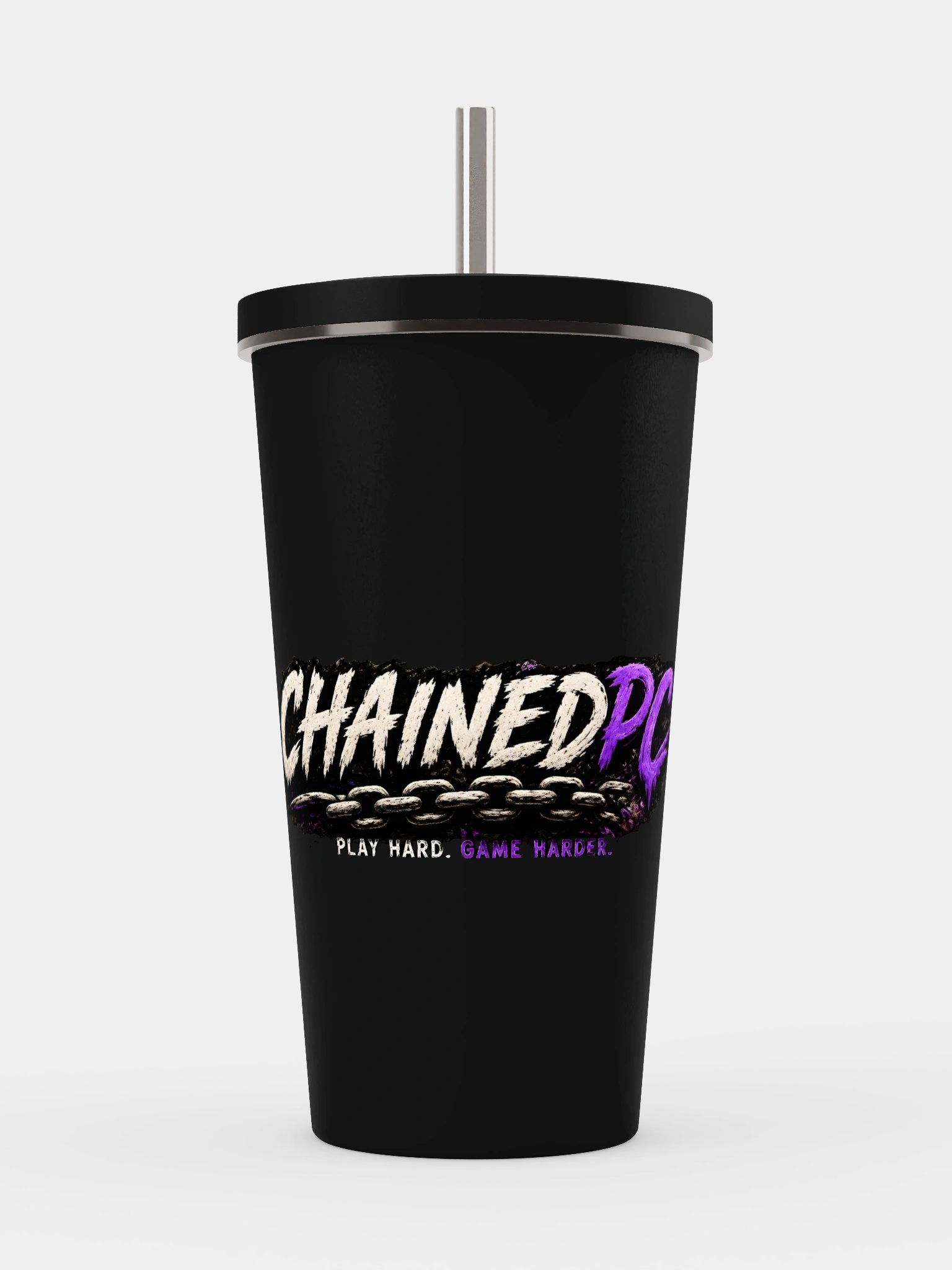 ChainedPc Logo Black Tumbler product image (1)