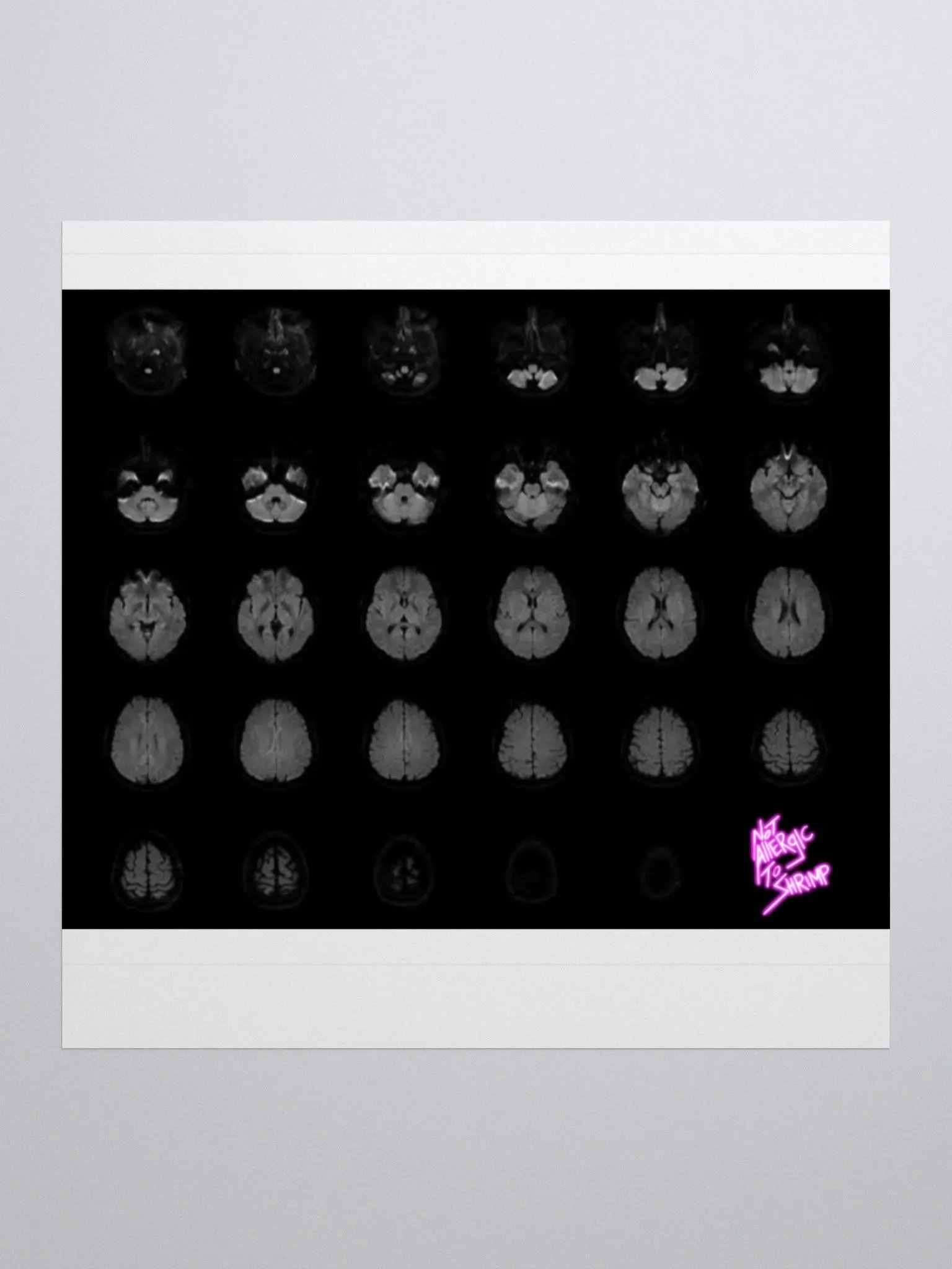 Brain Scan, No Thoughts sticker product image (4)