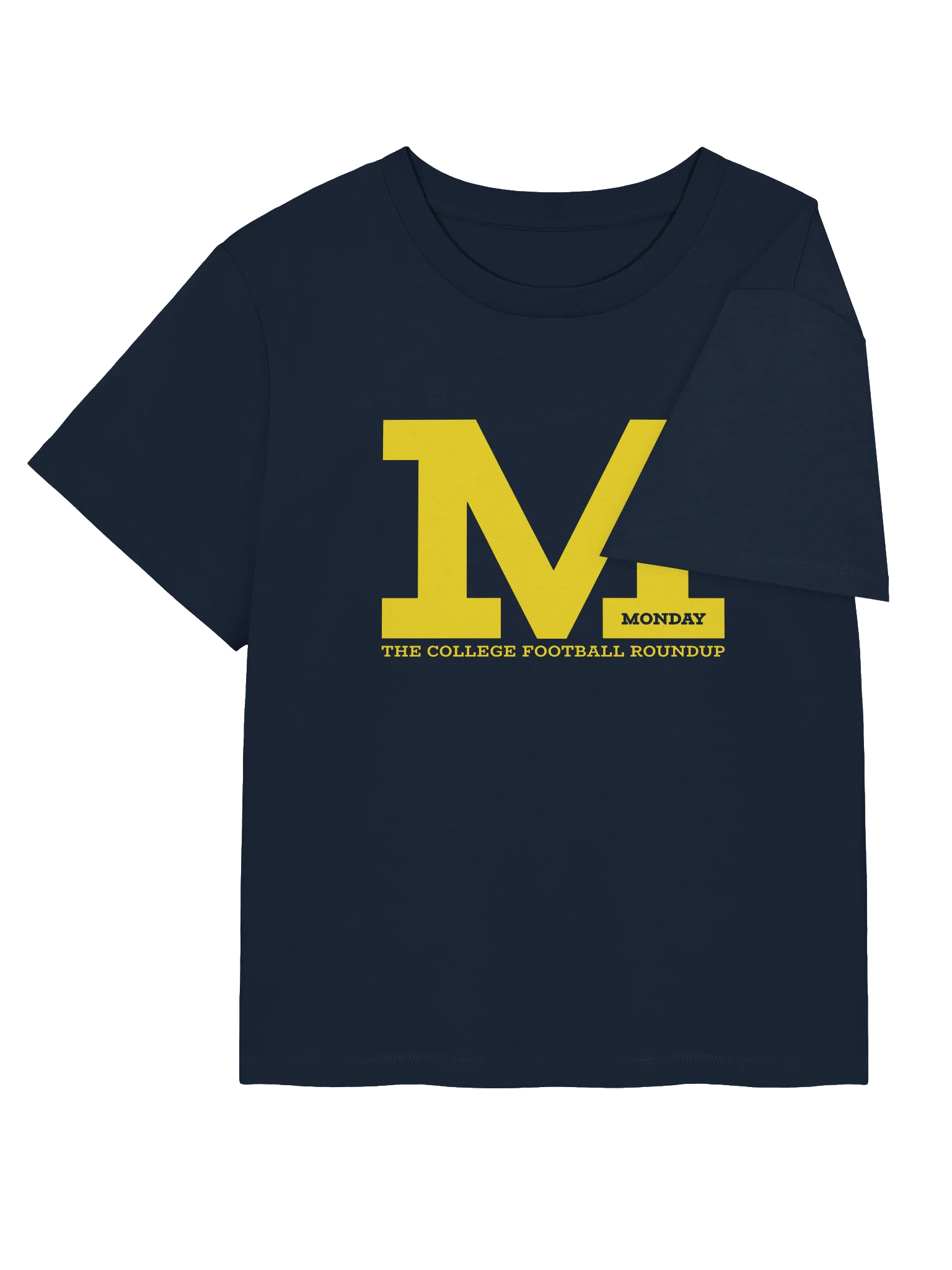 College Football Roundup Ladies Tee Shirt (Yellow) product image (4)