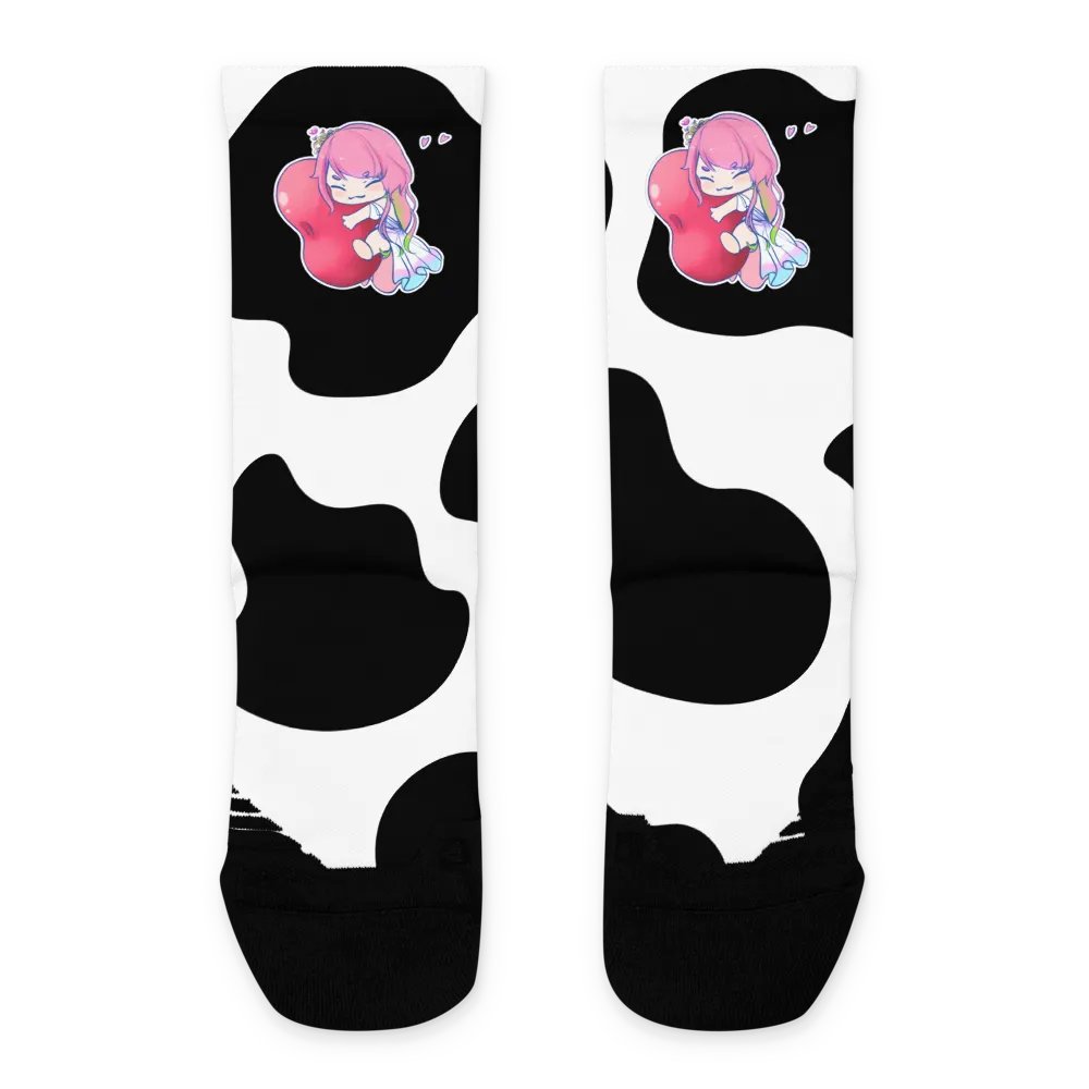Cow Print Bean Socks product image (1)
