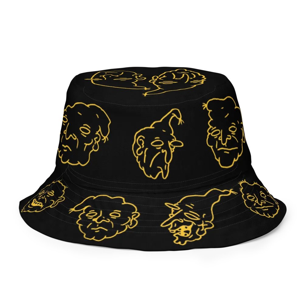 DOODLE BUCKET (YELLOW REVERSABLE) product image (4)