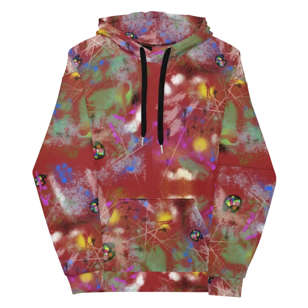 SplatterWear 'Radish' Unisex Art Hoodie product image (1)