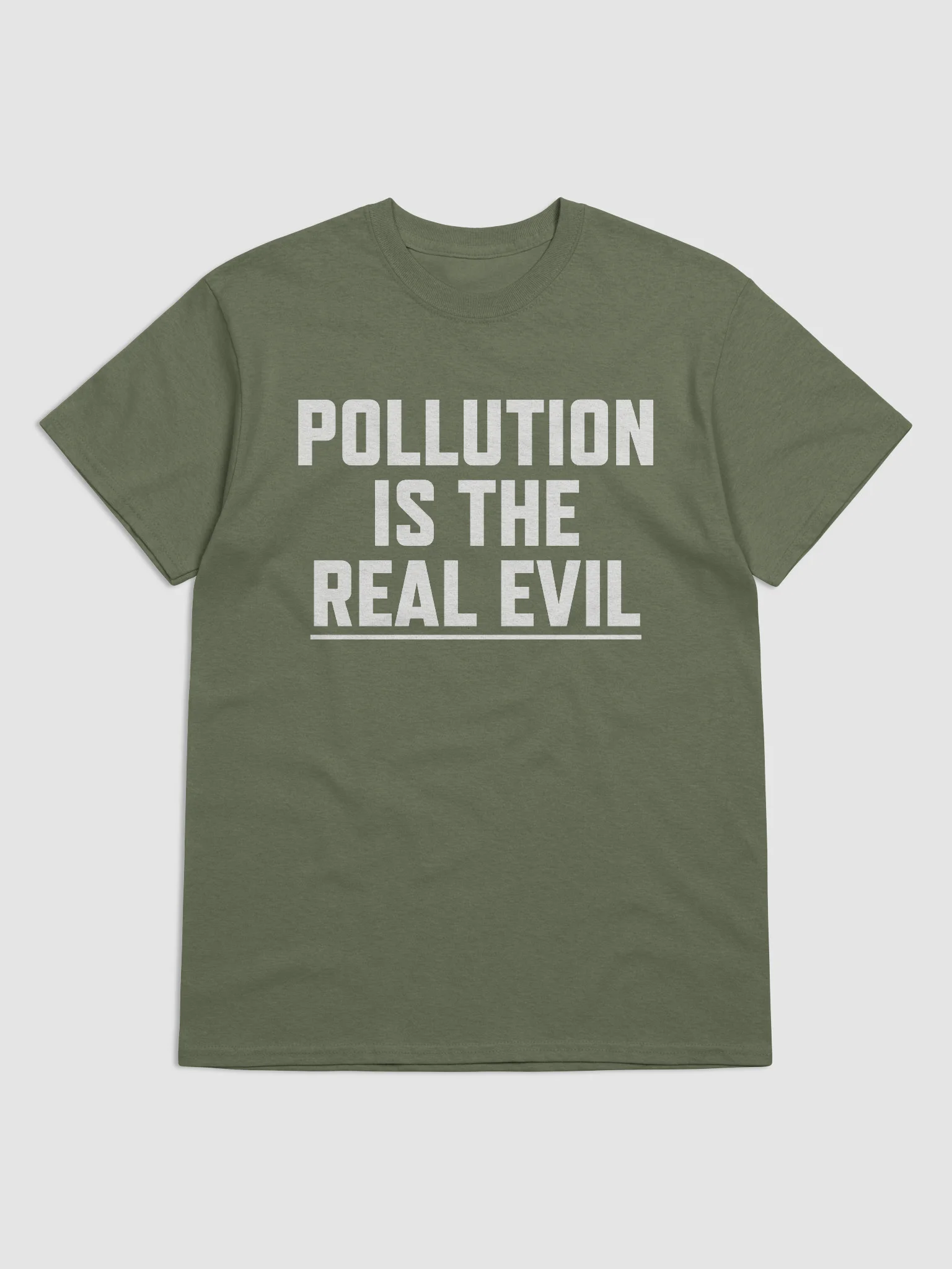 Pollution is the Real Evil - Shirt product image (5)