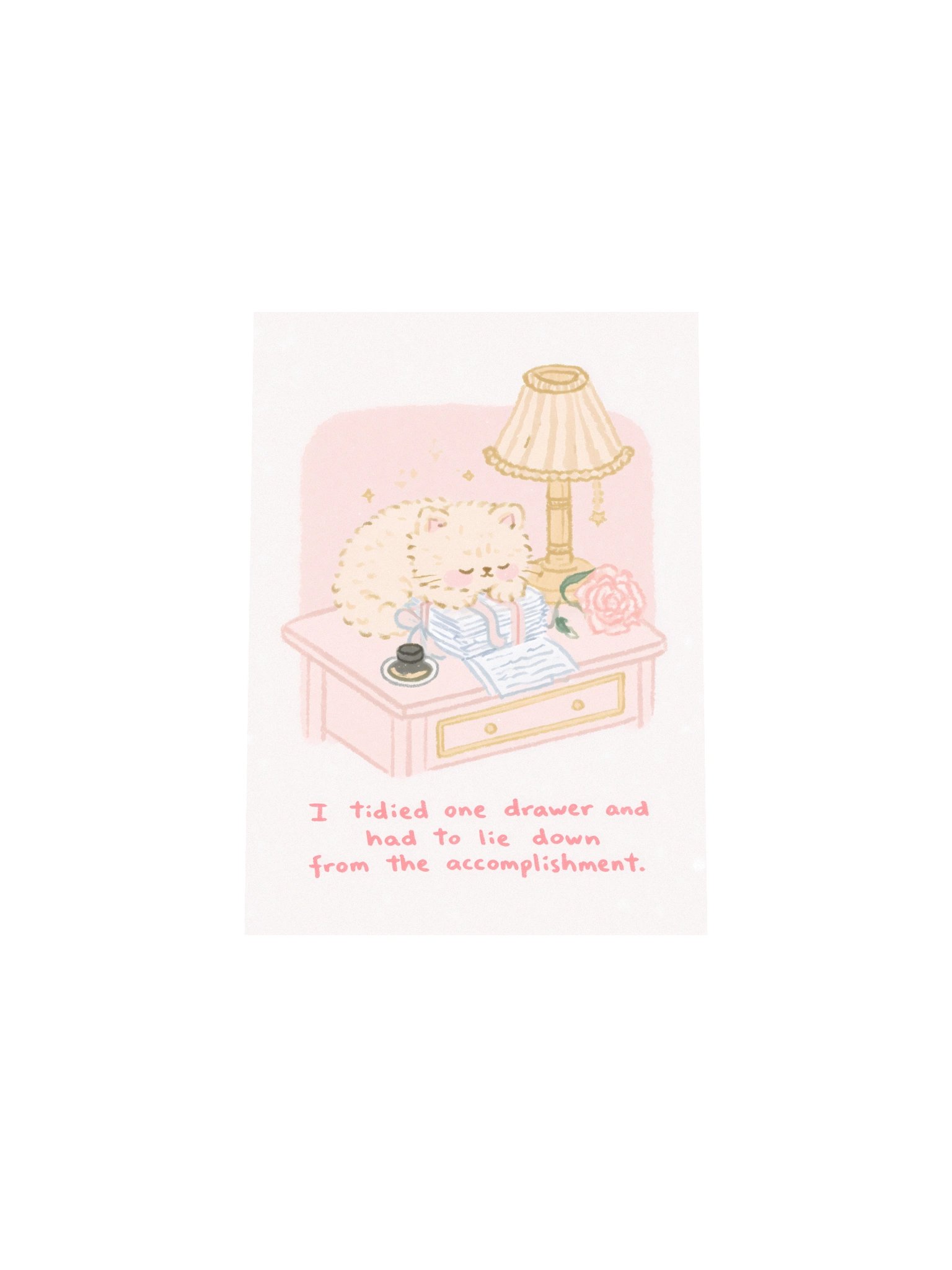 I Tidied One Drawer Cat Poster product image (28)
