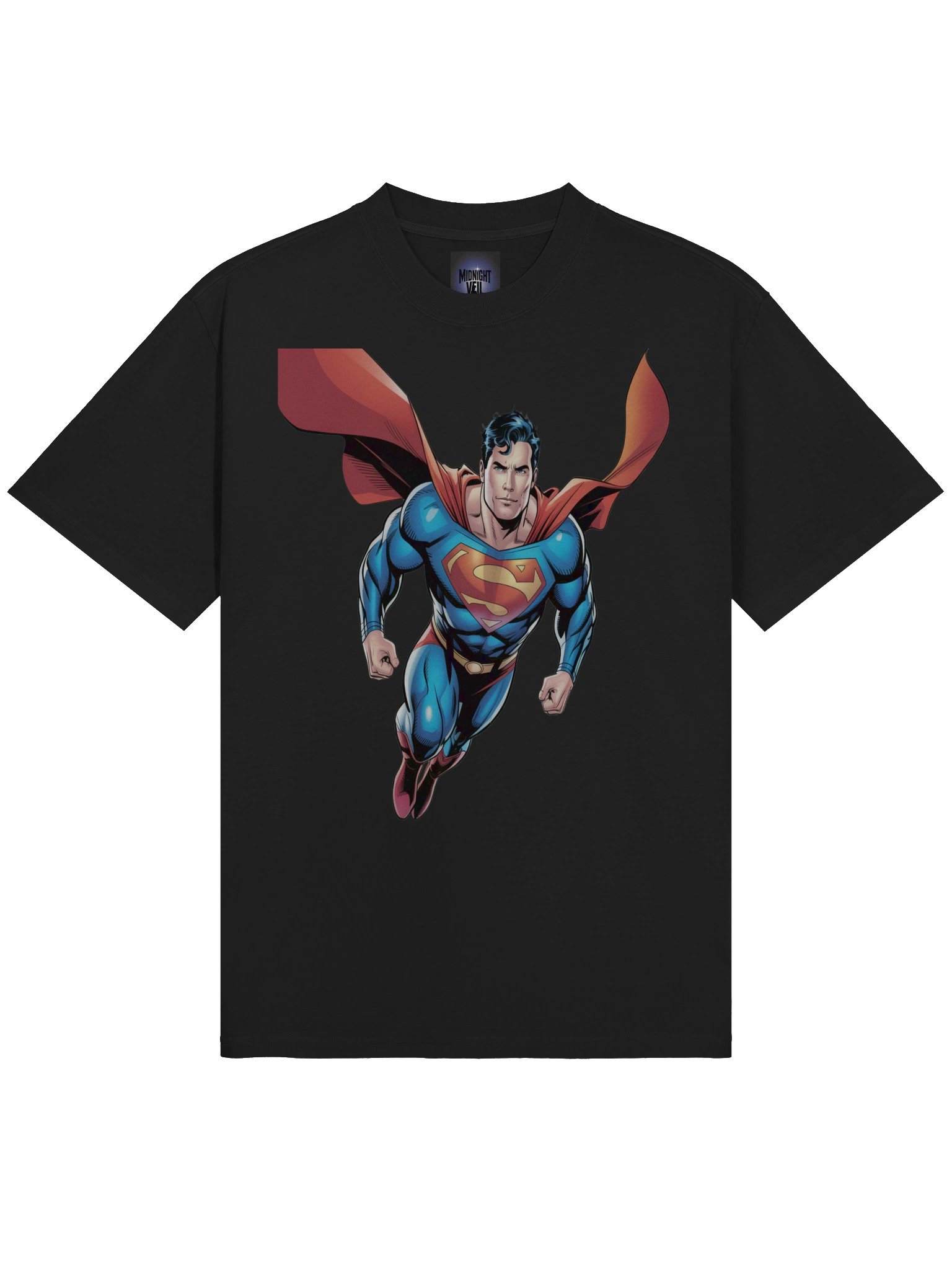 Superman Twilight Soar Oversized Faded T-Shirt product image (5)
