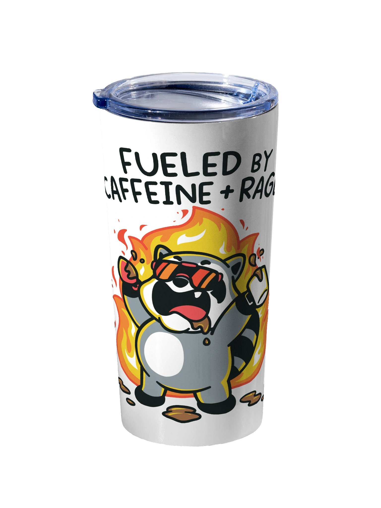 Caffeine & Rage Tumbler product image (2)