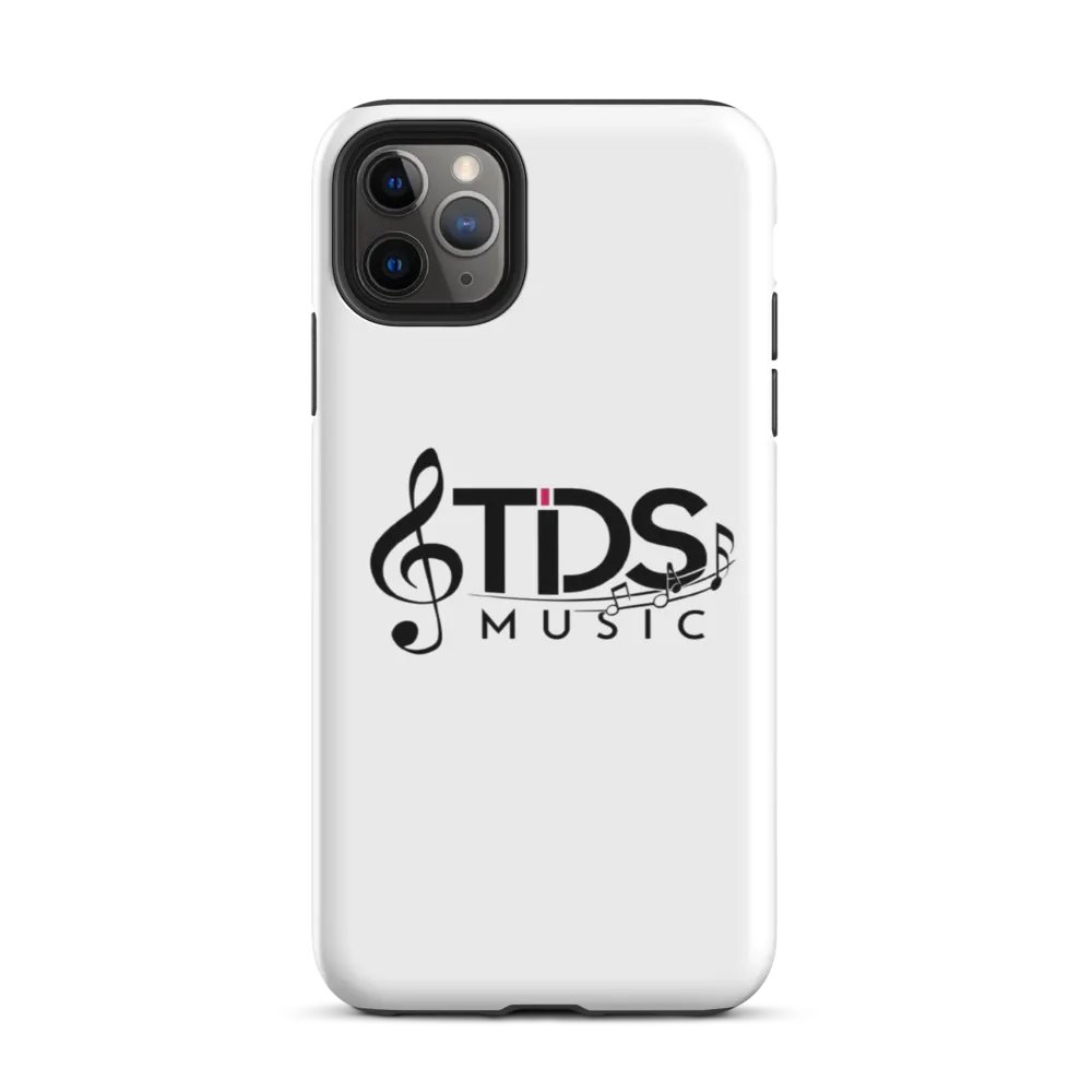 Tough Case for iPhone 11-16 with TDS Music Design - White product image (4)