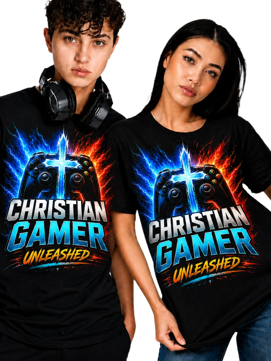 Christian Gamer Unleashed - Unisex - Founder’s Edition T-Shirt product image (3)